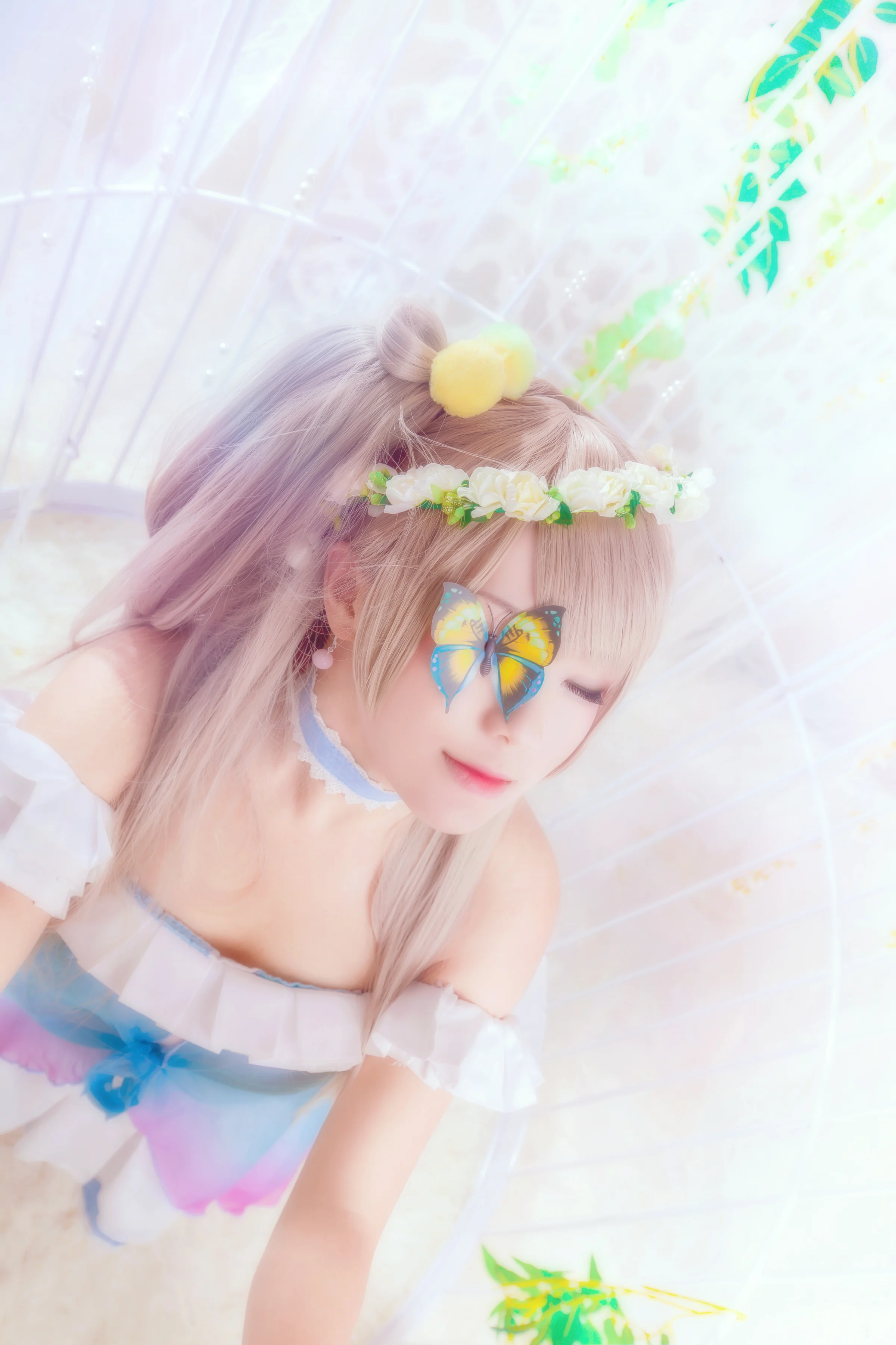 LoveLive！南小鸟蓝纱打歌服 COS写真