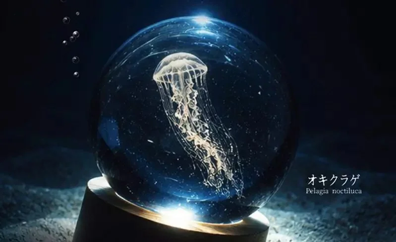 扭蛋商品《發光水母 crystal ball》宣布將會在今年10月份推出｜高清图片集