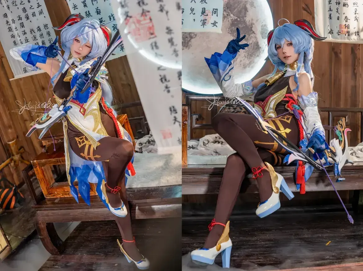 咬一口兔娘 – 11月作品『循循守月-甘雨』｜高清图片集