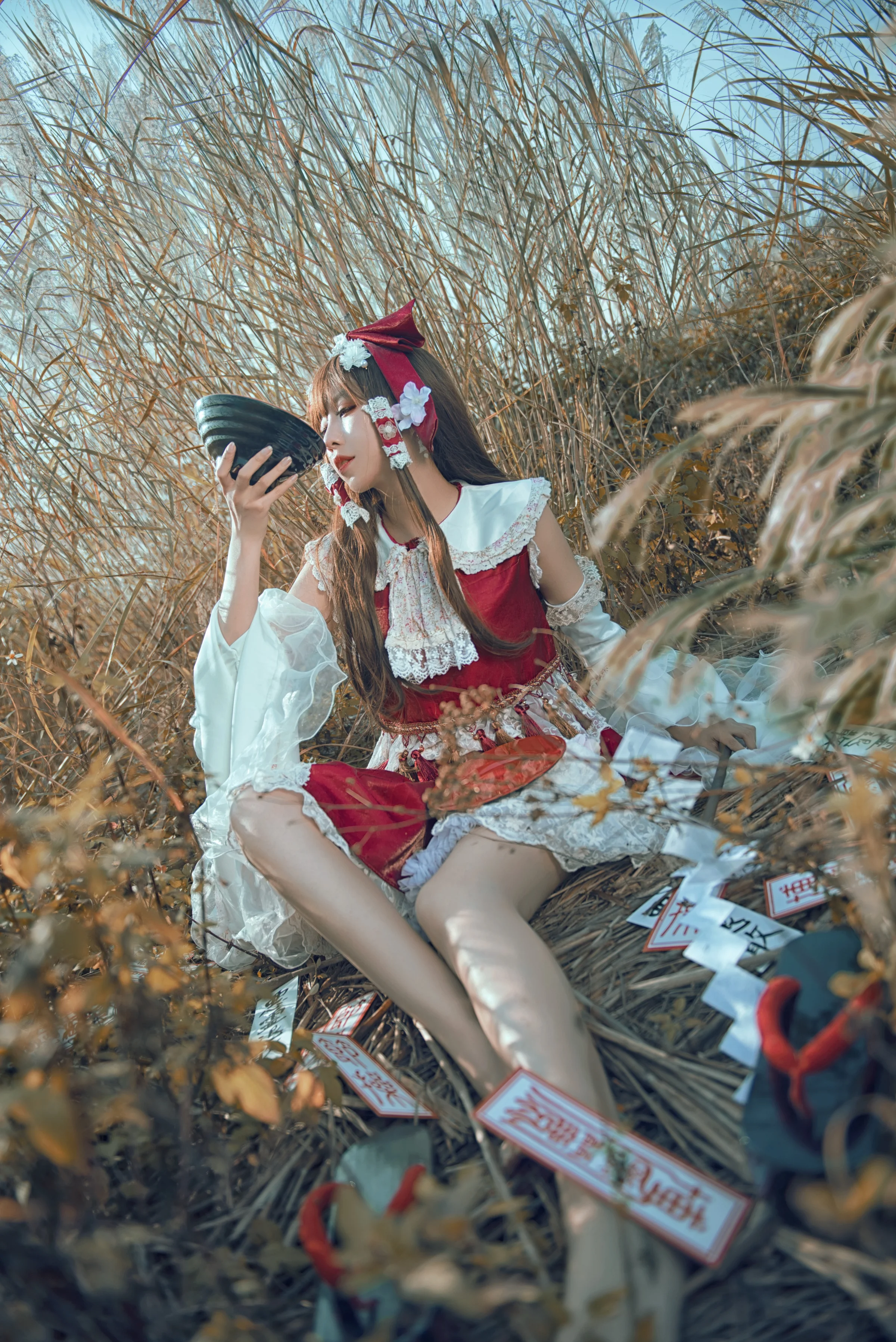 TYA事务所东方project 博丽灵梦 二设 COS写真