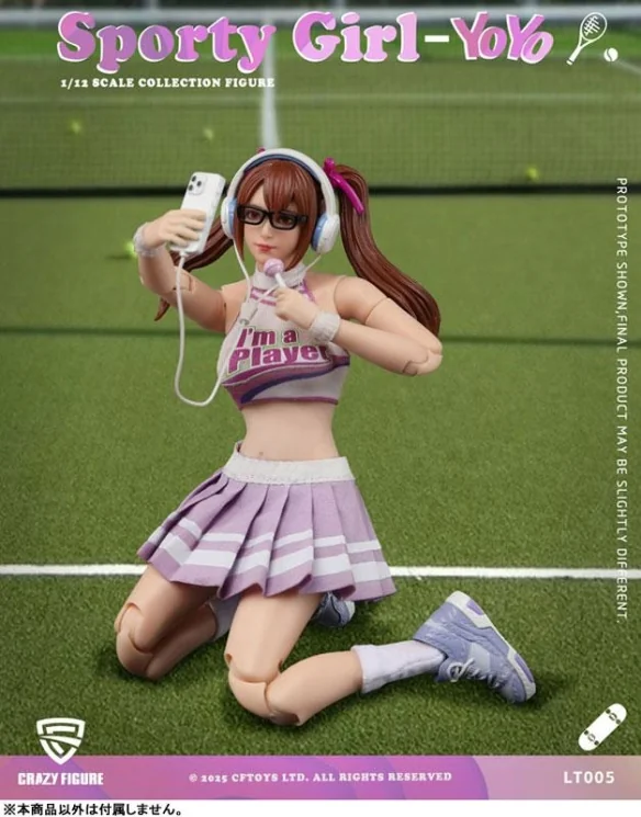 CFTOYS原创系列运动少女YOYO即将发售预计9月面世｜高清图片集