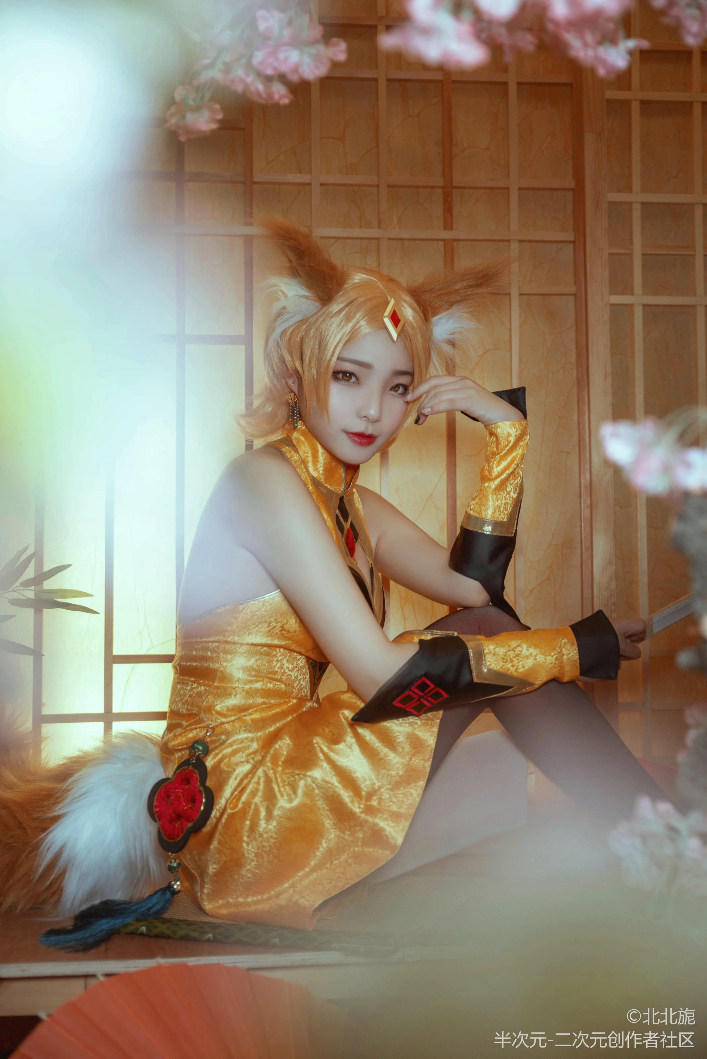 王者荣耀 妲己 魅力之狐COS写真