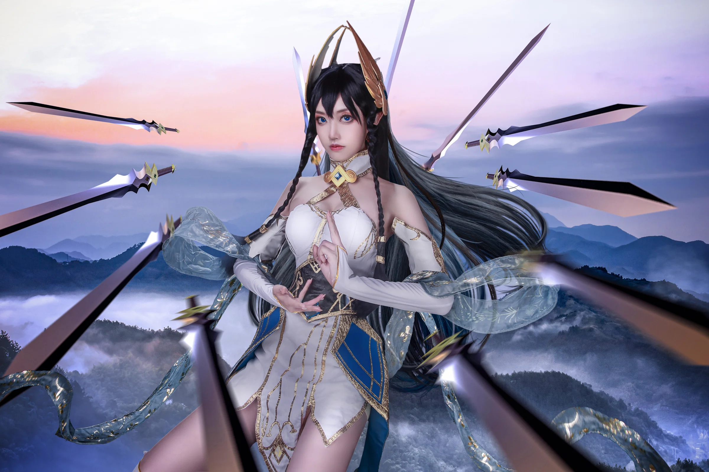 《英雄联盟》刀妹 玉剑传说 COS写真