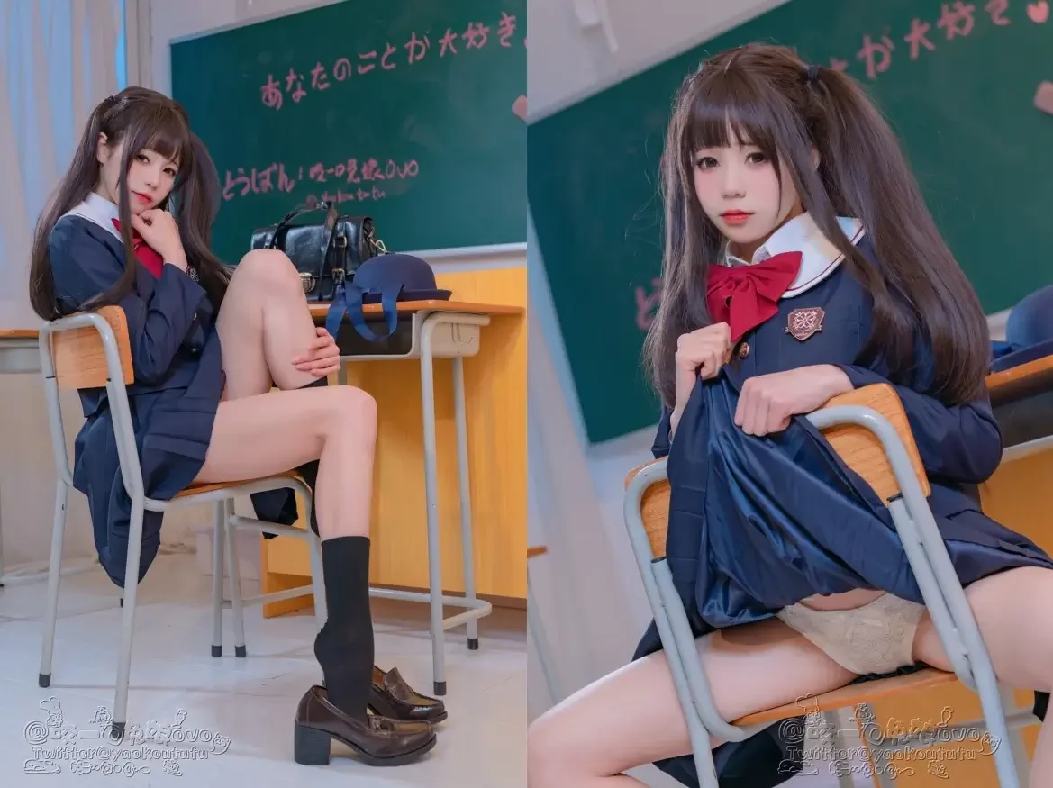 黏黏团子兔（咬一口兔娘）- 入学式｜高清图片集