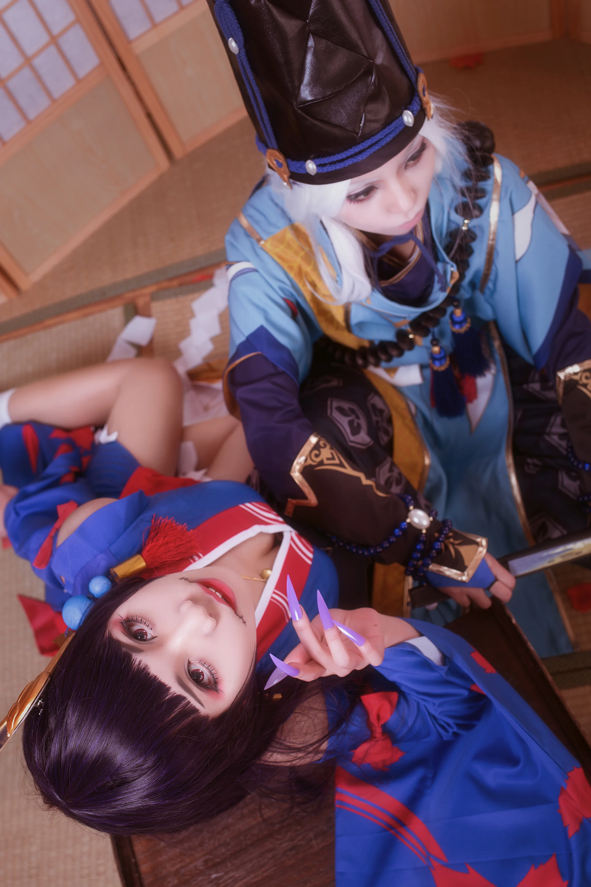 阴阳师手游鬼女红叶＆安倍晴明COS写真
