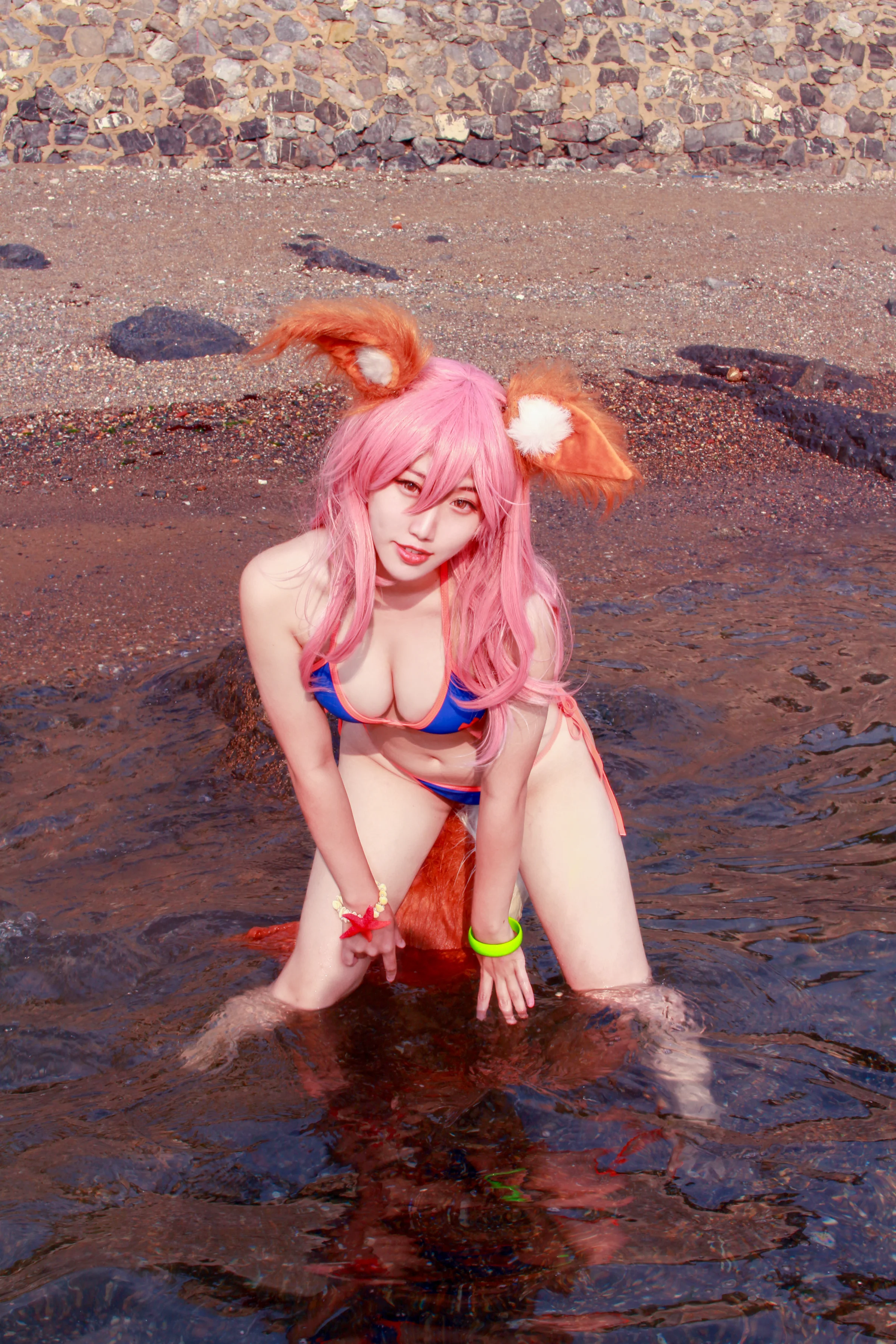 玉藻前 泳装COS写真