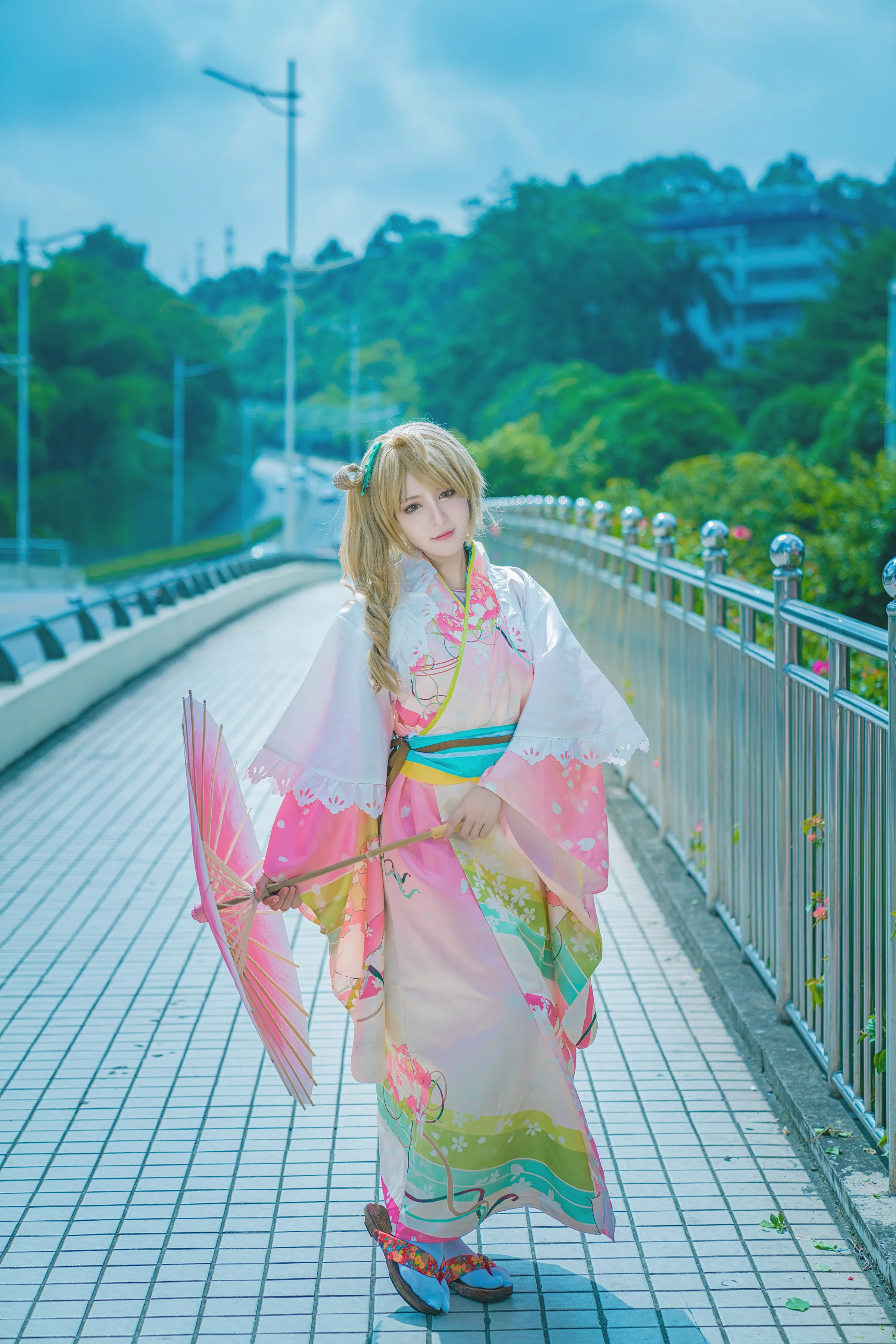 正月和服未觉醒 南小鸟 ver. COS写真