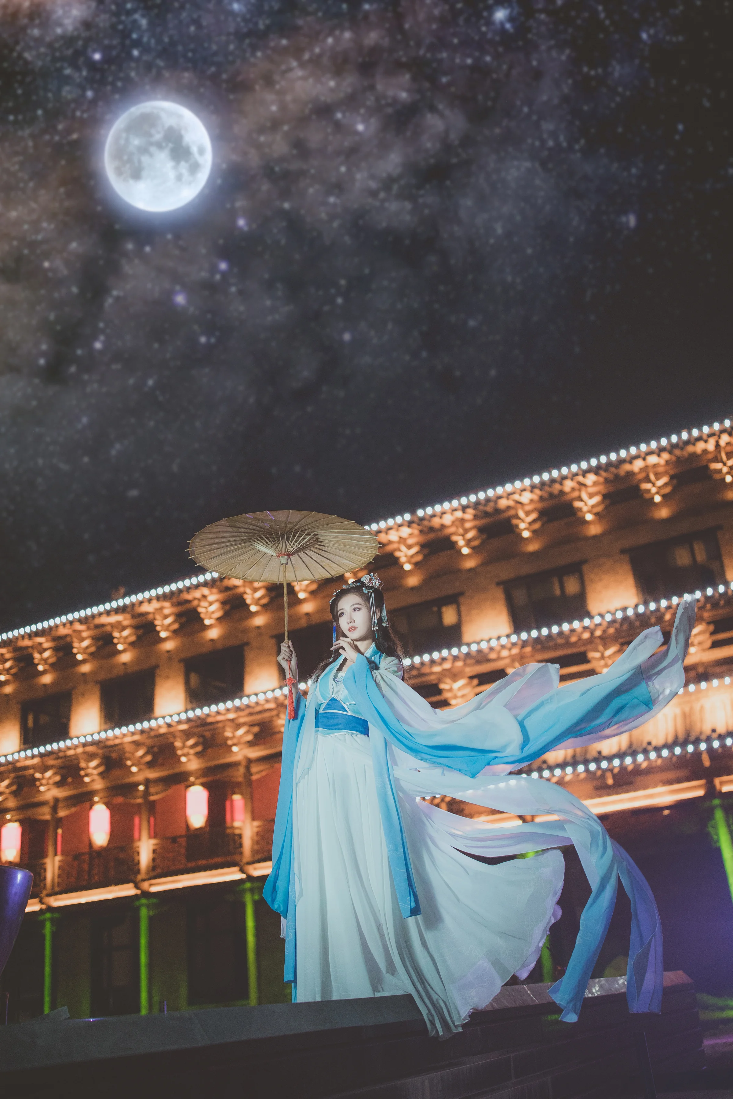 古风月拟人COS写真