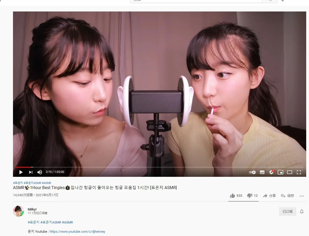 ASMR✨1小时最佳Tingles?1小时收集Tingles，在家中的Tingles回来了！ [Pyo Eunji ASMR]｜高清图片集
