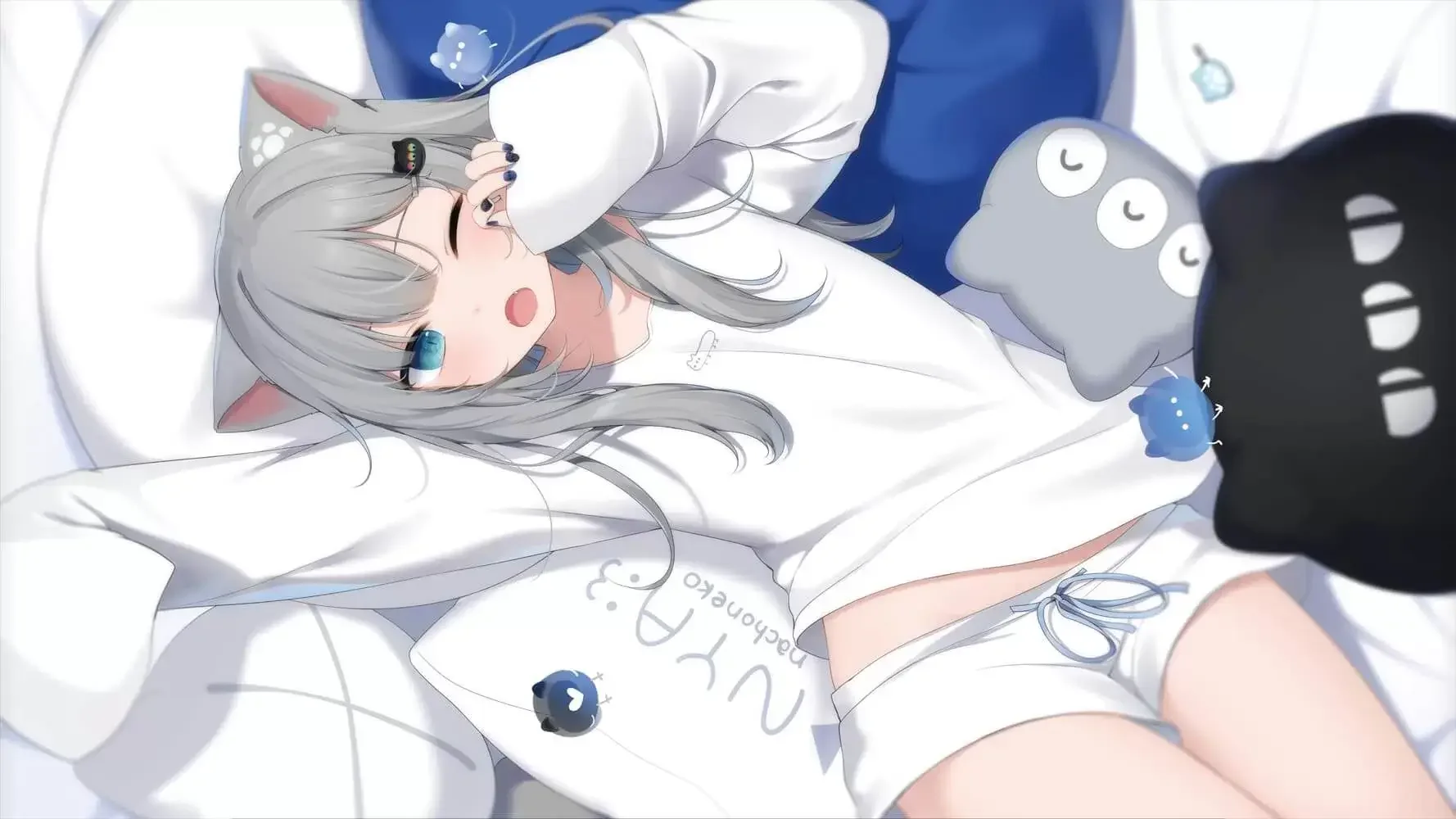 猫娘 枕头 兽耳 4K壁纸 高清动漫 二次元｜高清图片集