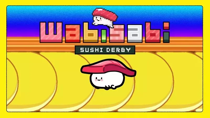 《奔跑吧！握壽司/Wabisabi SushiDerby》一款圍繞著握壽司展開的競速遊戲，想過關就要注意不要被夾走(笑)｜高清图片集