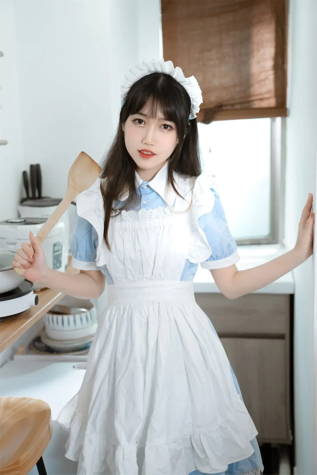 不呆猫 – 厨房小女仆｜高清图片集