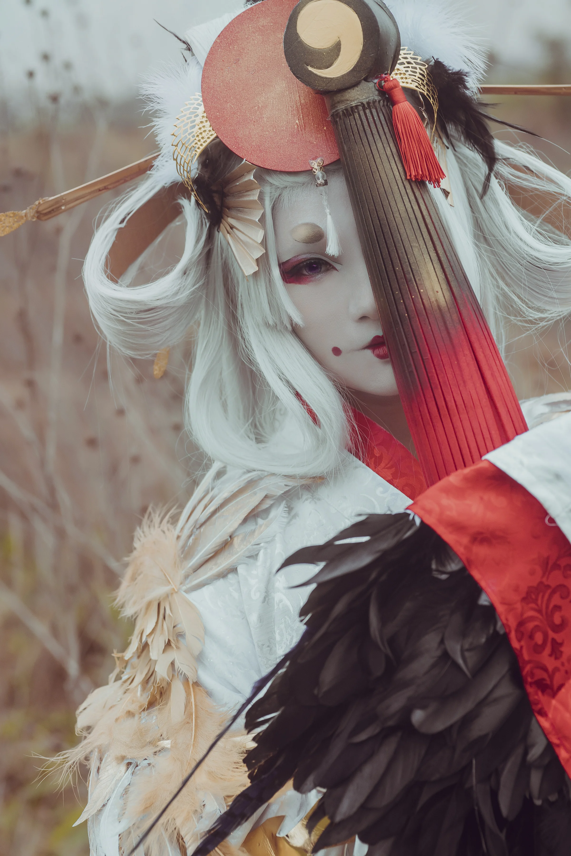 阴阳师手游——姑获鸟·金鸾鹤羽COS写真