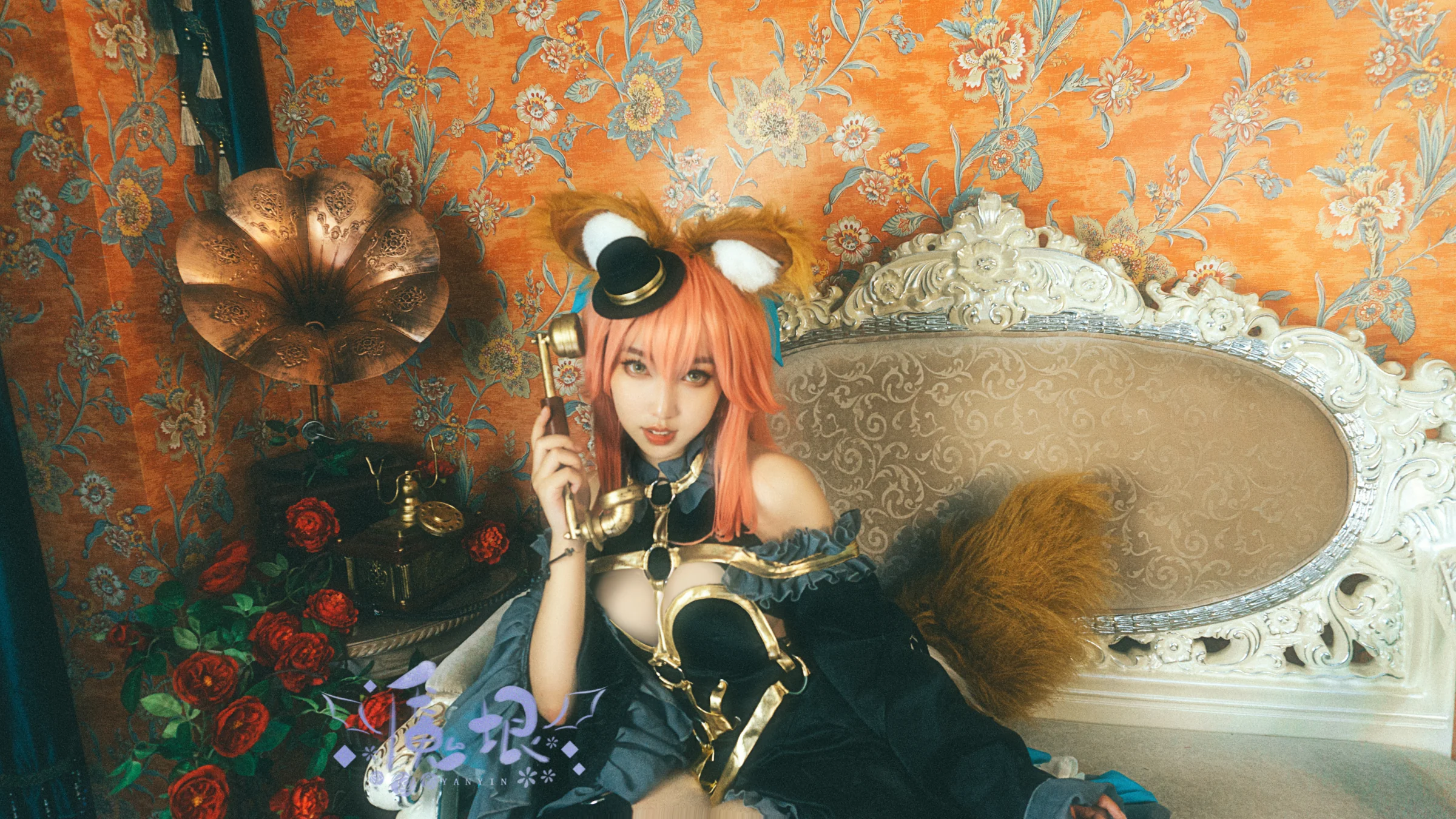 玉藻前漆黑魔术师COS写真