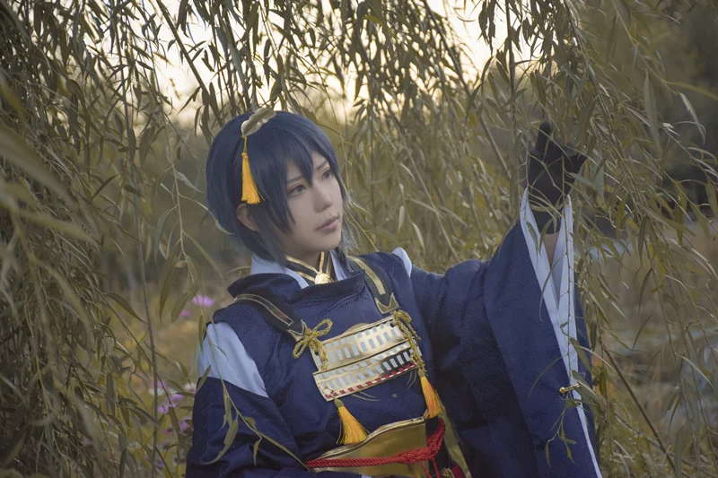刀剑乱舞三日月宗近COS写真