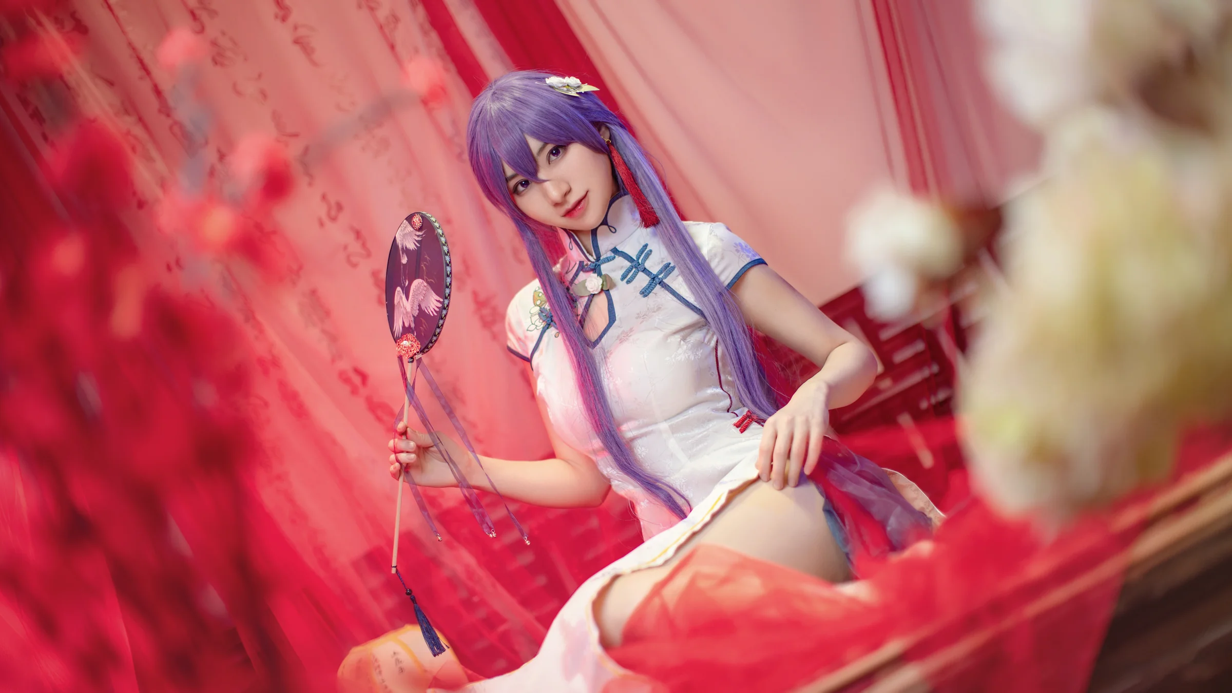 V家茉莉花 墨清弦COS写真