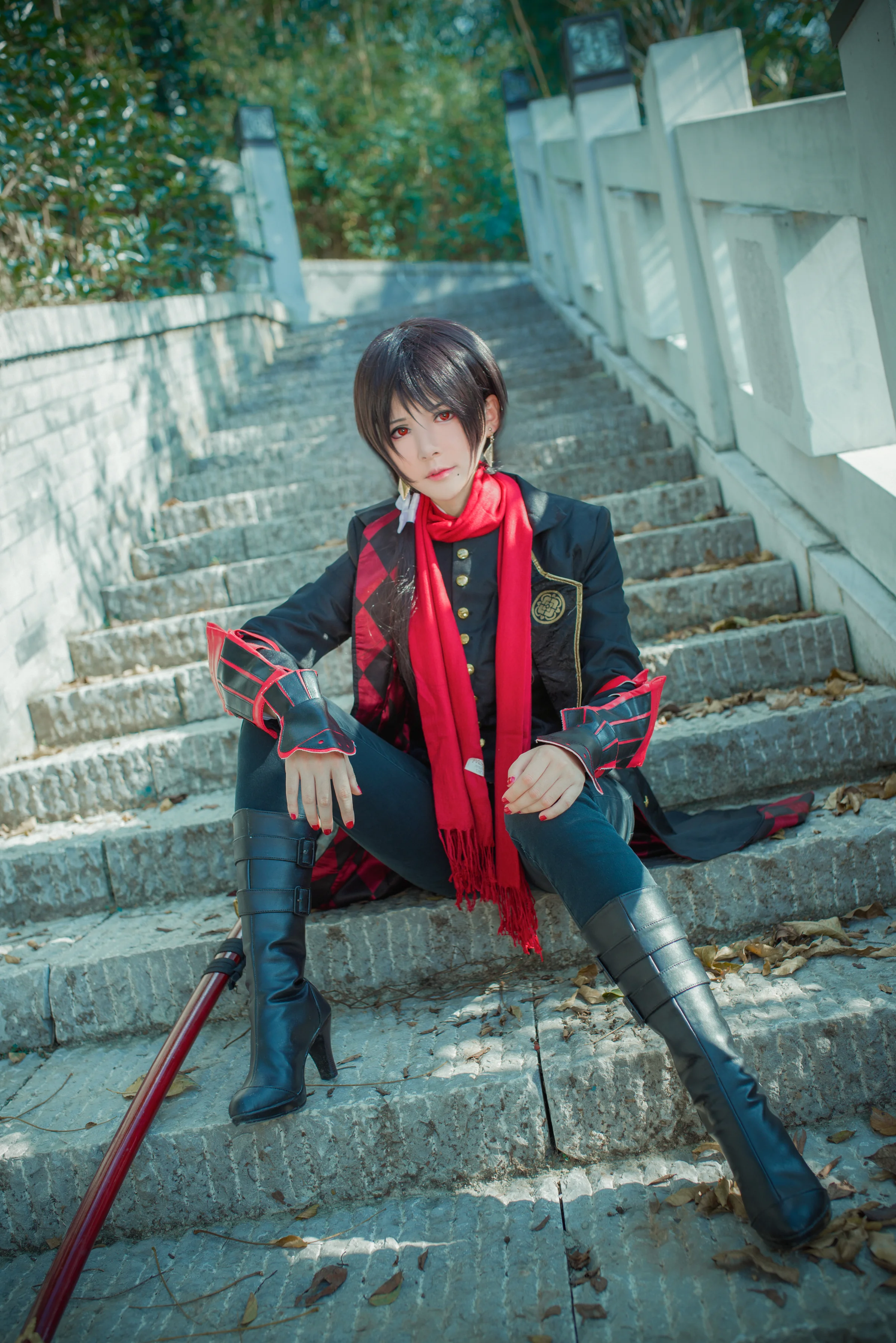 刀剑乱舞加州清光COS写真