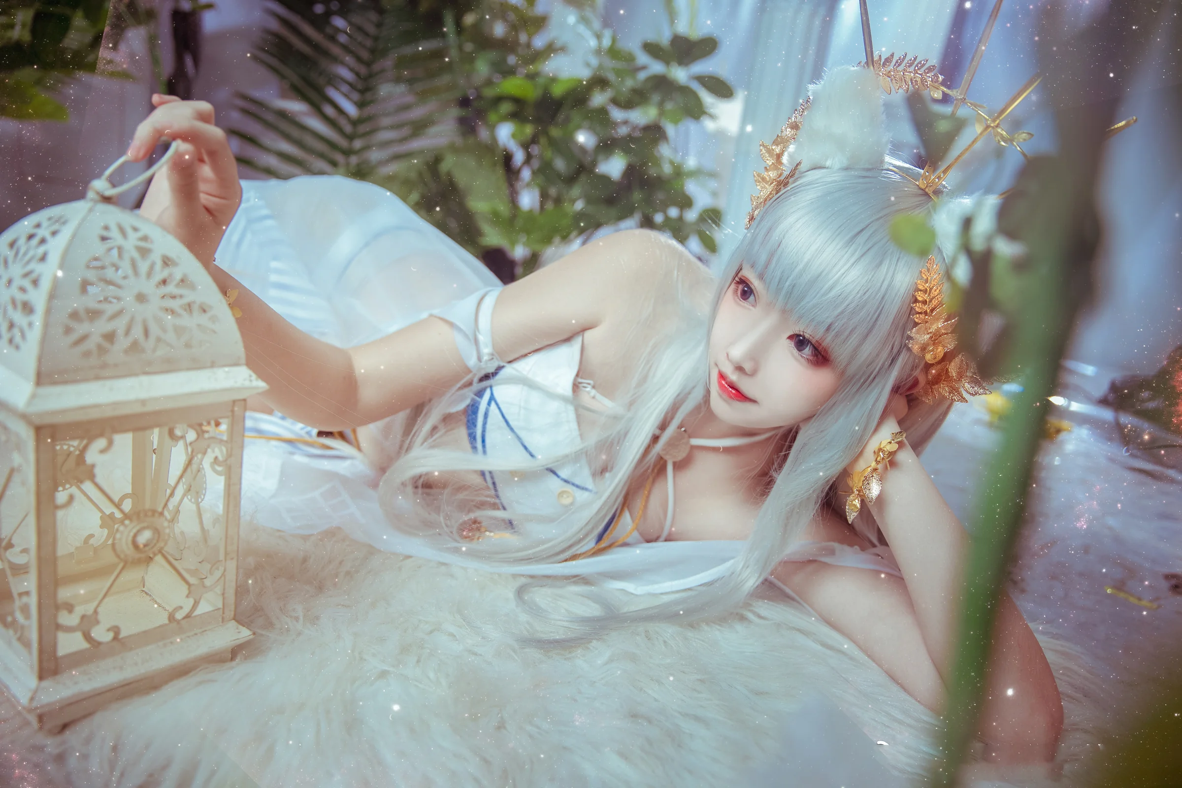 明日方舟 白金灿阳朝露COS写真