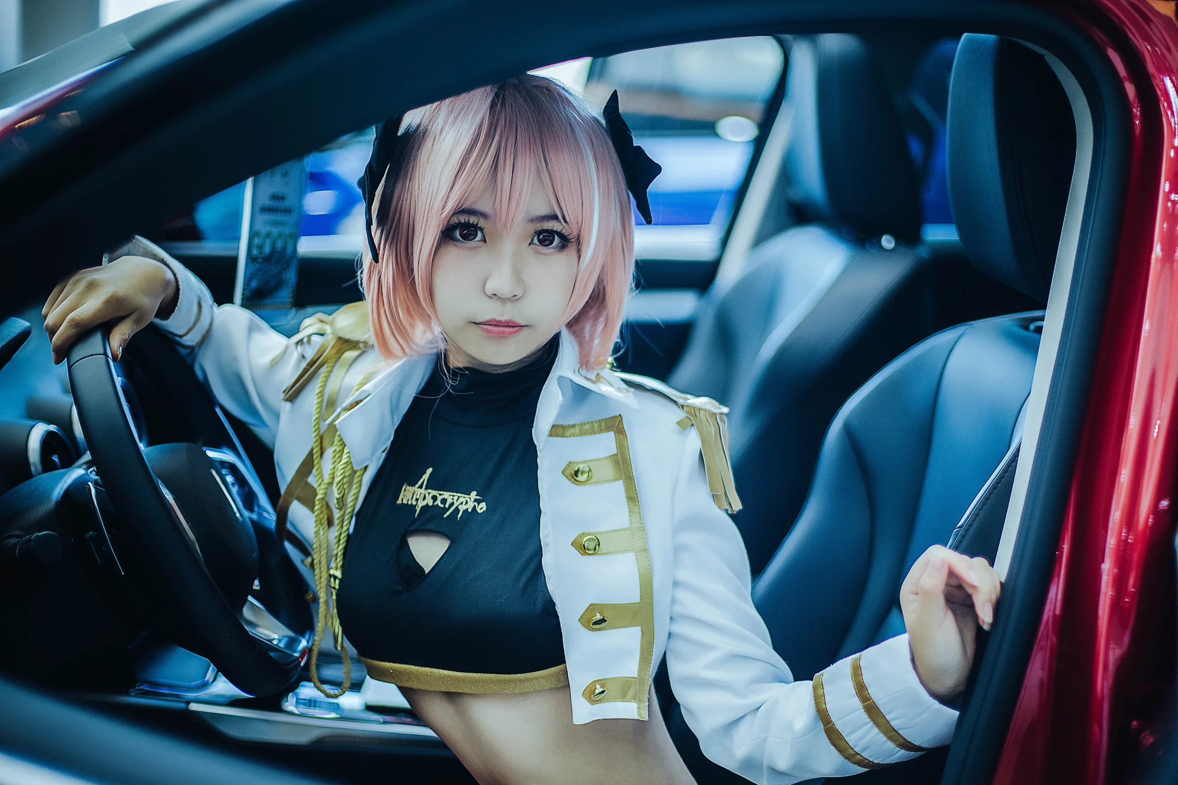 阿福赛车娘COS写真