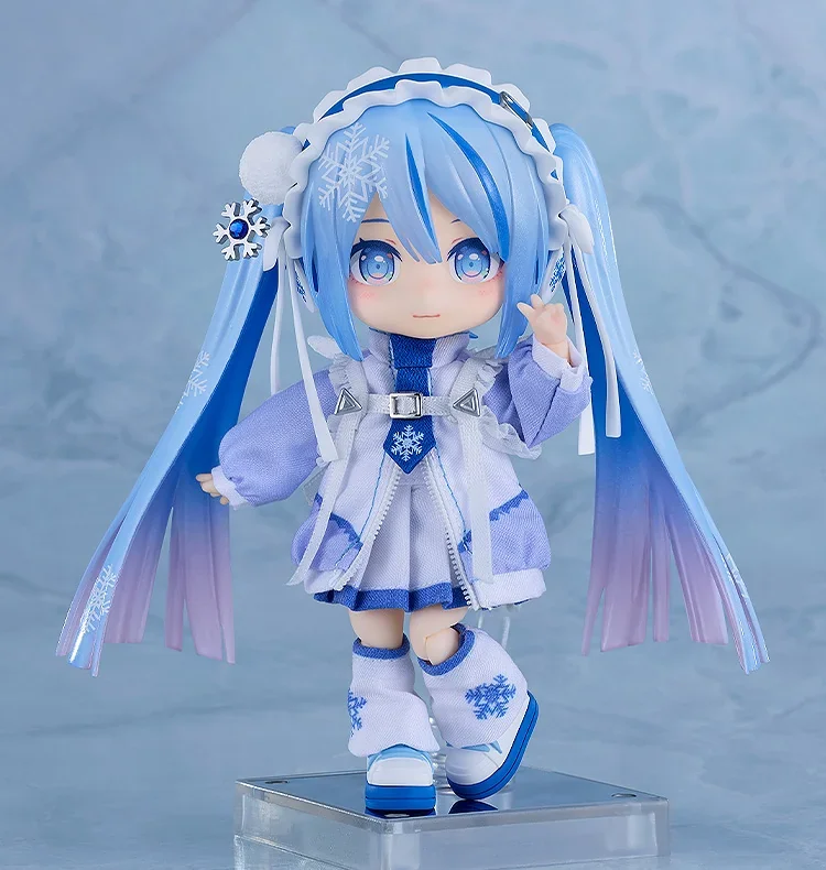 GSC发布《初音未来》雪未来Yukiiro Pop Ver.黏土娃｜高清图片集