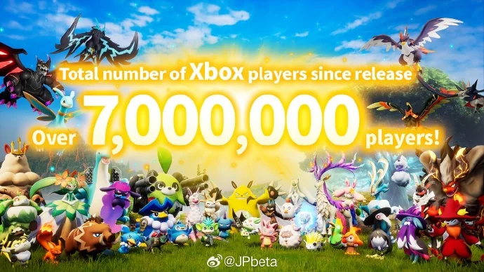 精灵收集游戏《幻兽帕鲁》在Xbox平台玩家人数超700万！｜高清图片集