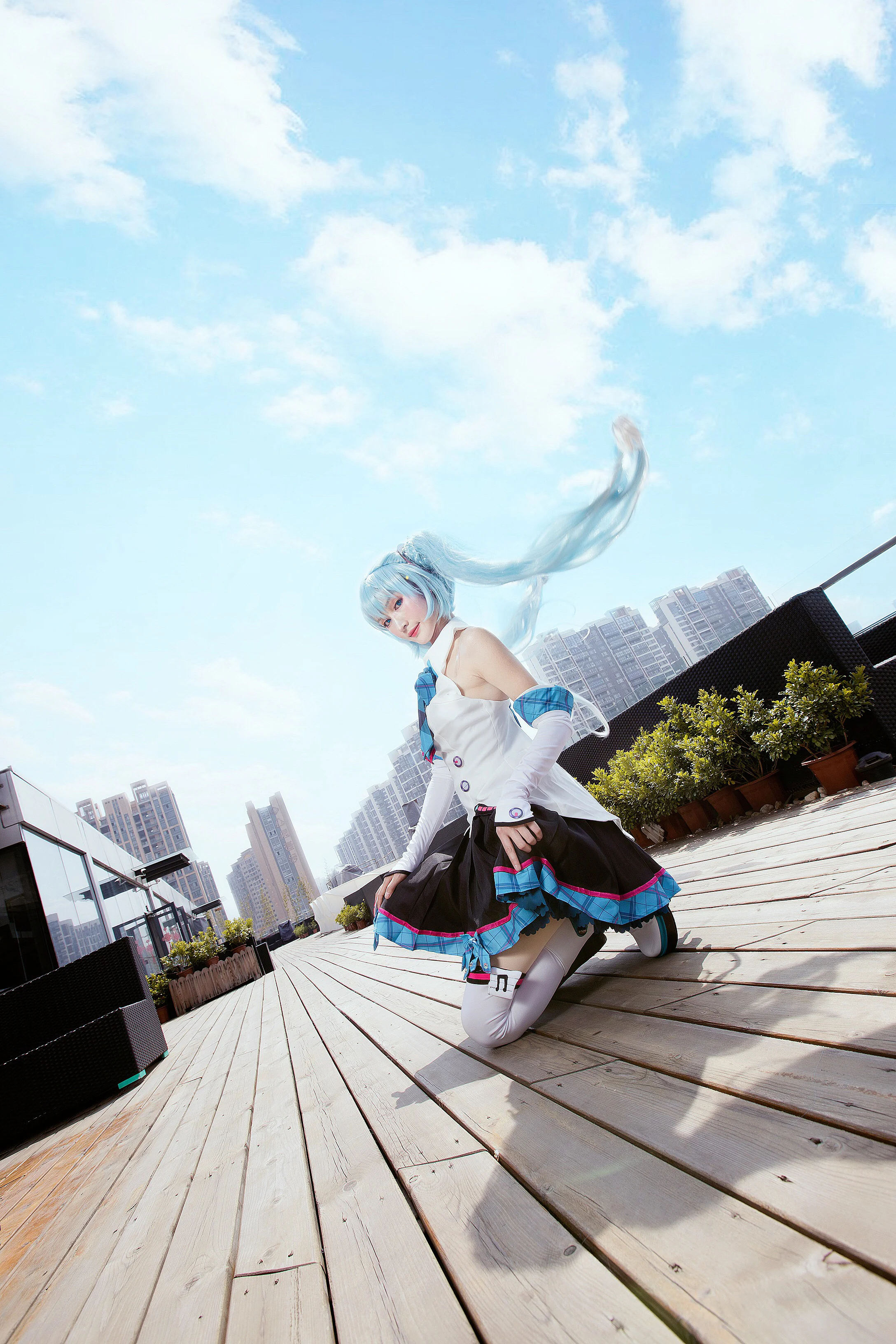 V家 2017魔法未来演唱会 初音未来COS写真