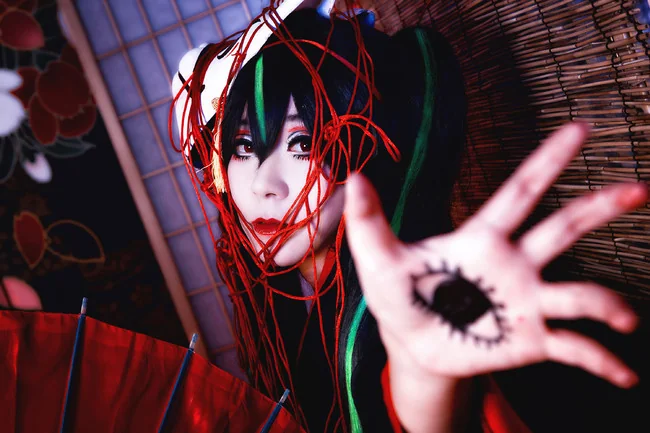 结ンデ开イテ罗刹ト骸 miku COS写真