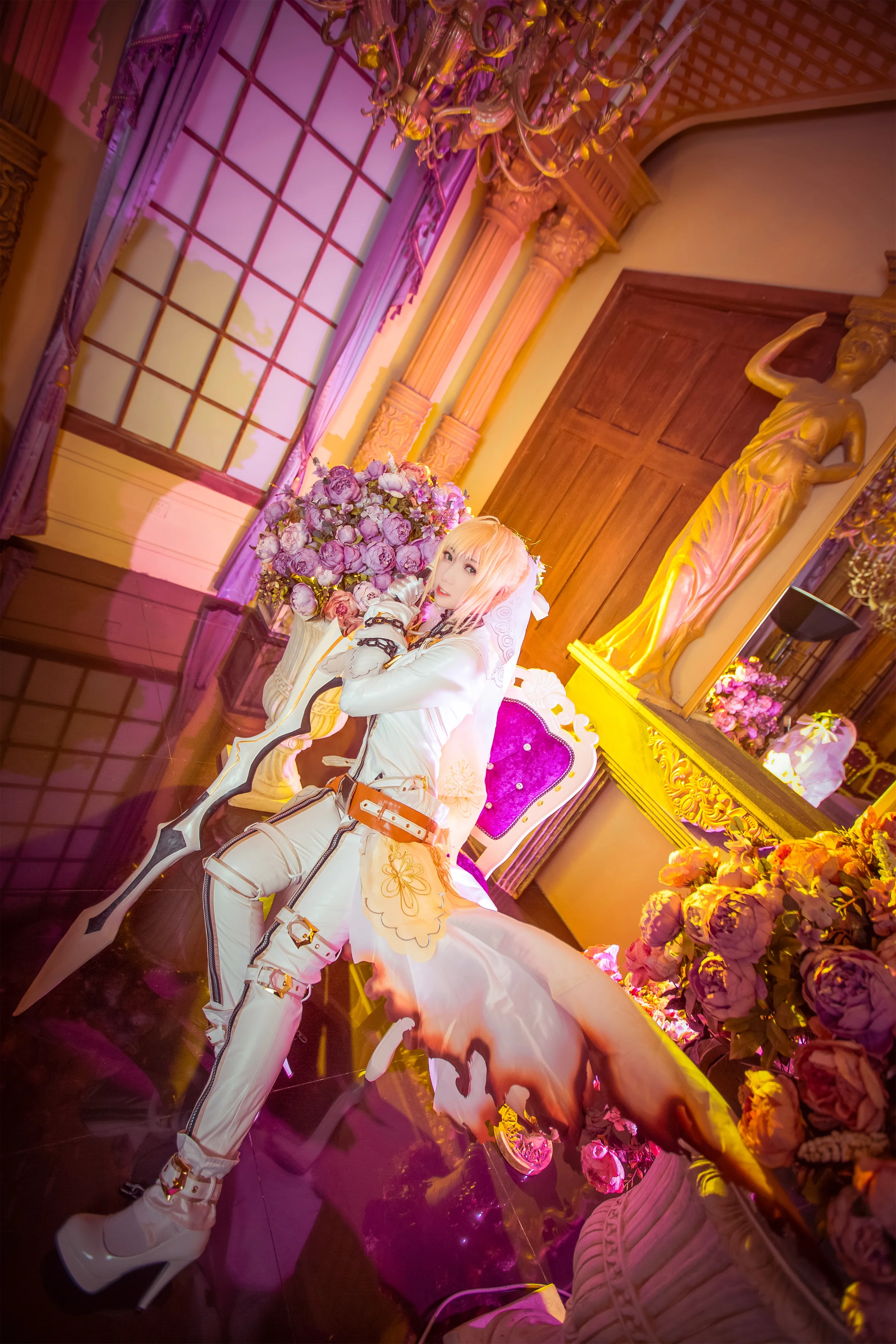 Fate/Grand Order 尼禄花嫁COS写真