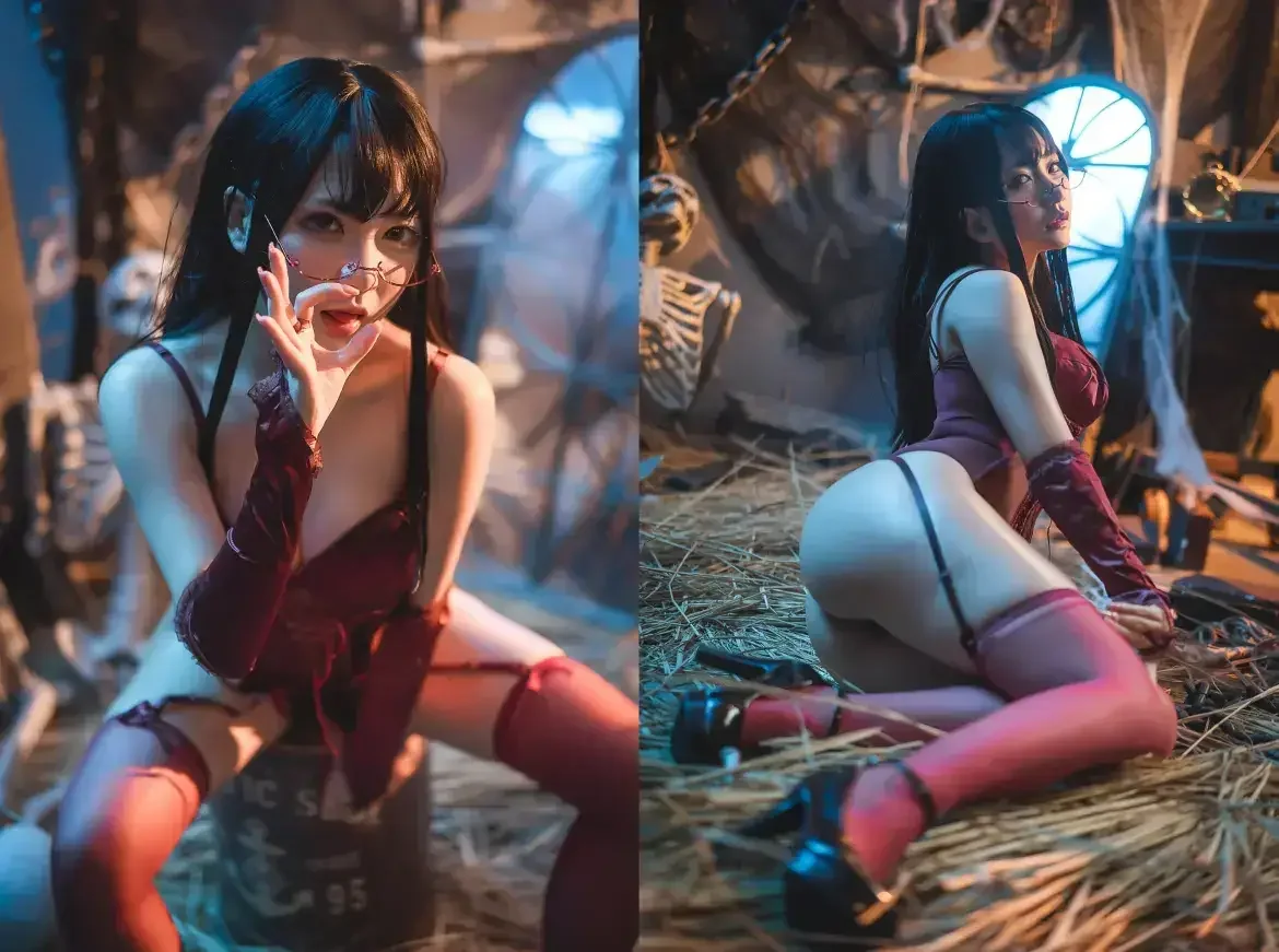 是一只熊仔 – 红色corset｜高清图片集