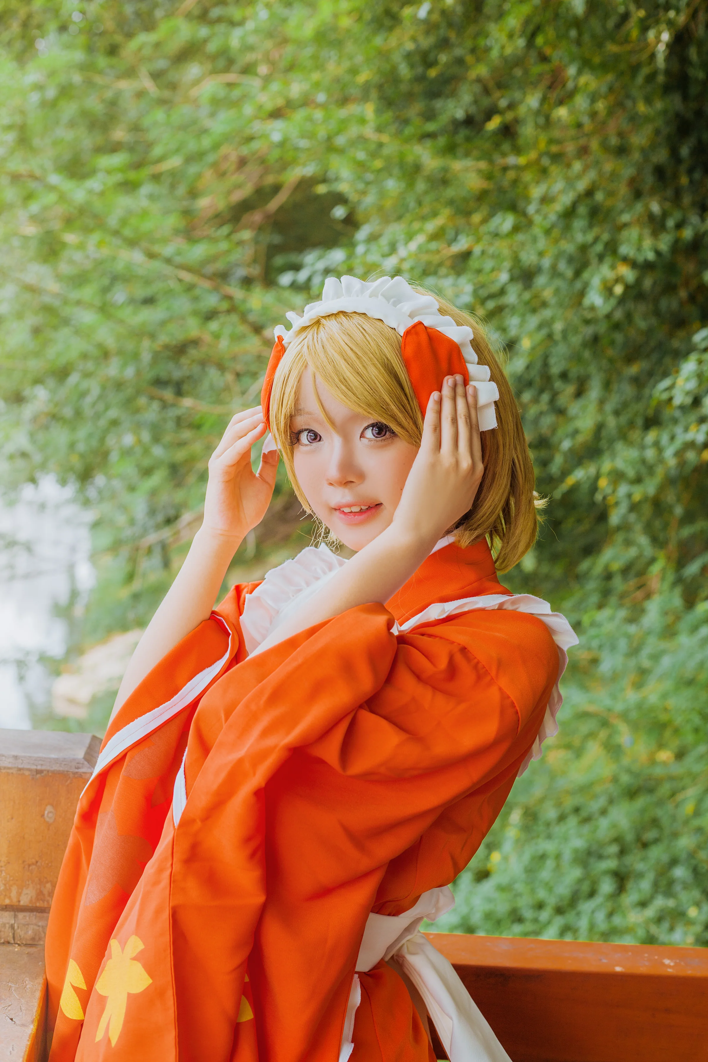 【love live!】小泉花阳枫叶和服COS写真