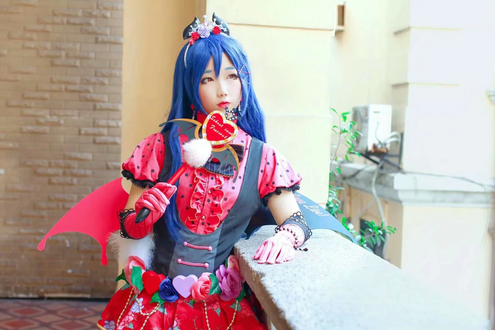 Love Live !园田海未COS写真，小恶魔要来偷走你的心哟