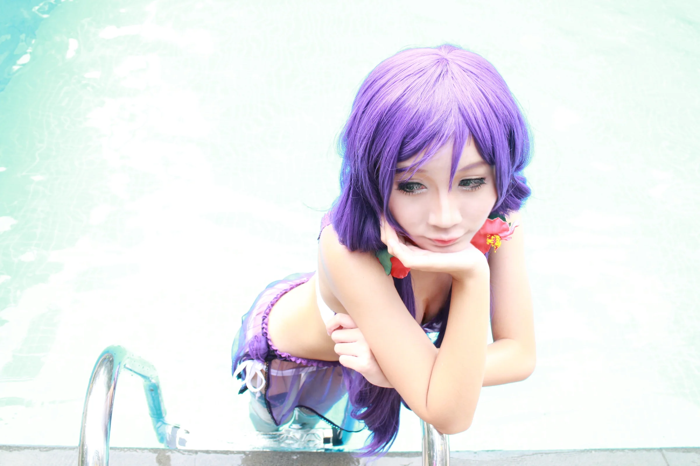 lovelive真夏水着.希妮ver.COS写真