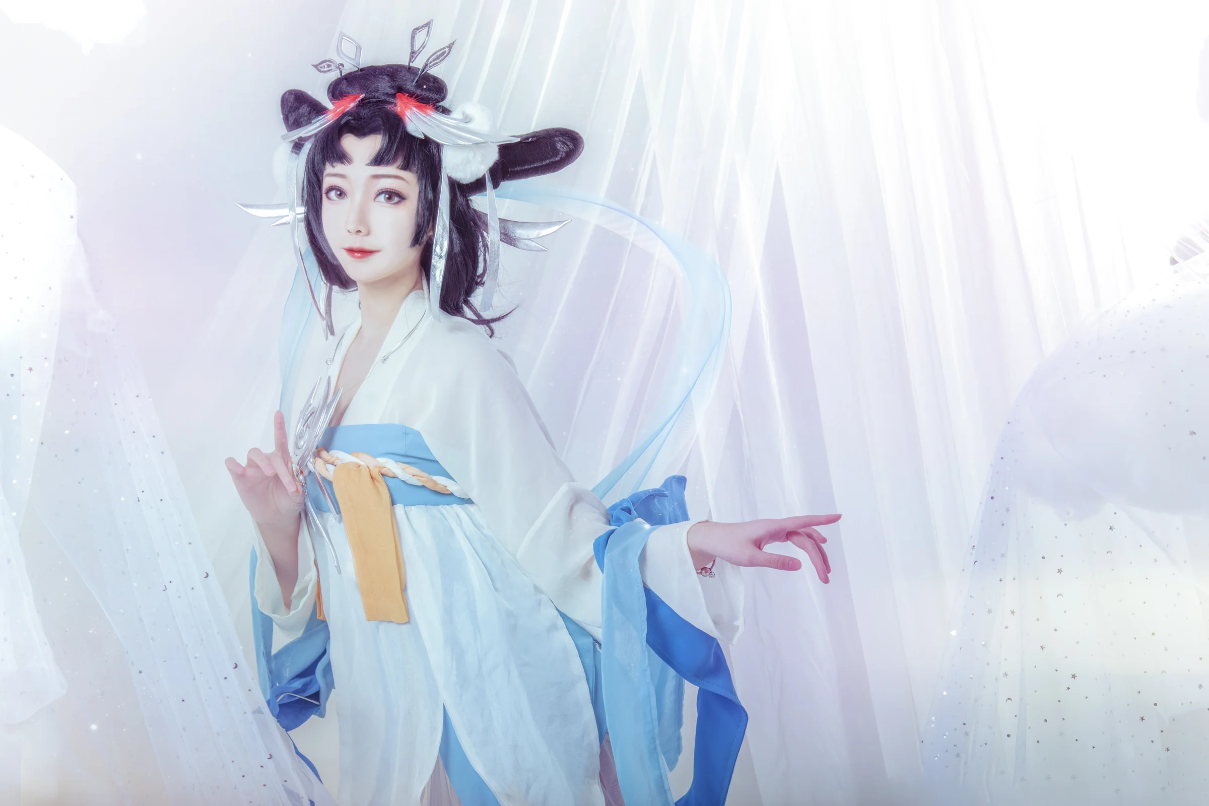 《王者荣耀》嫦娥如梦令COS写真