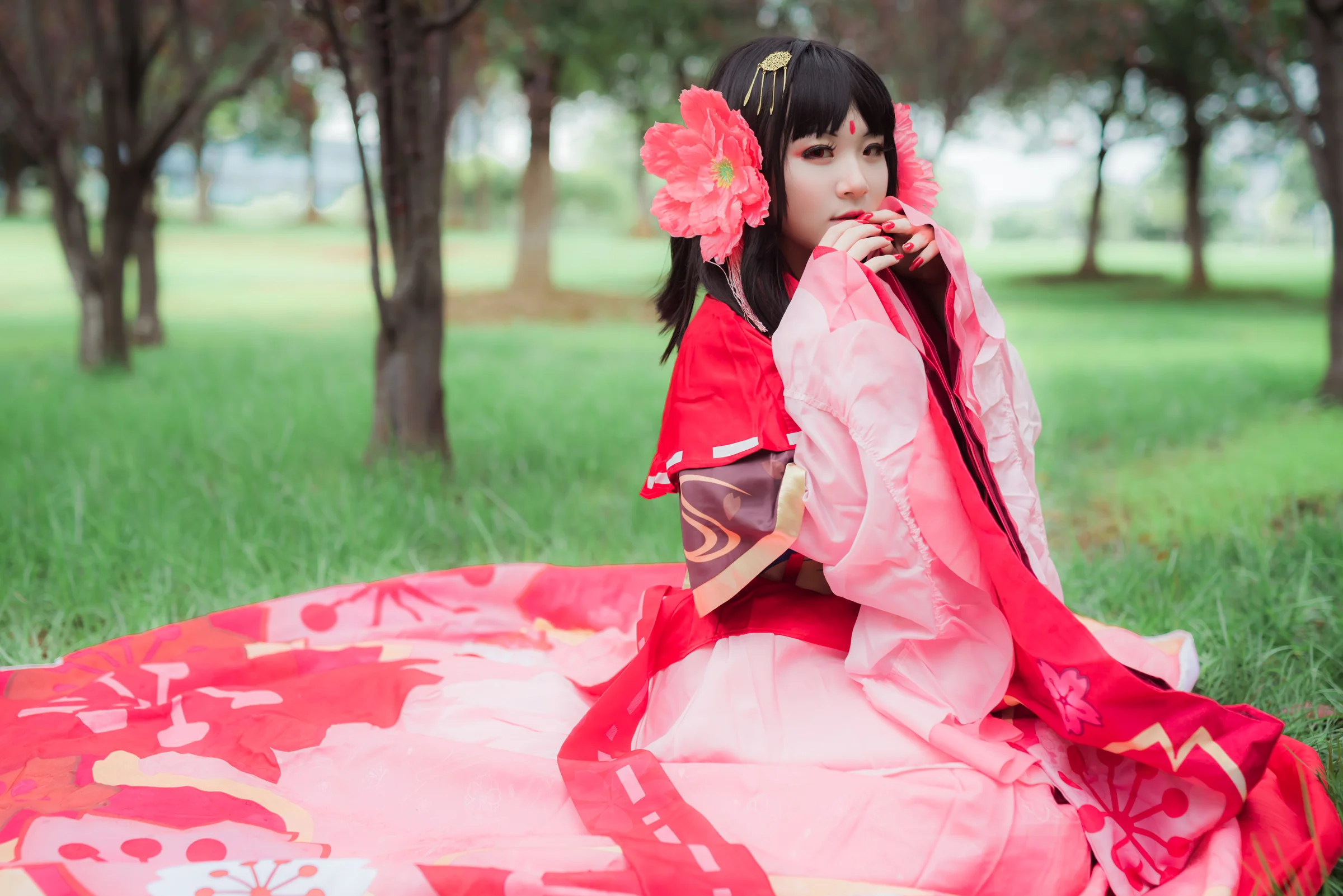 阴阳师樱花妖COS写真