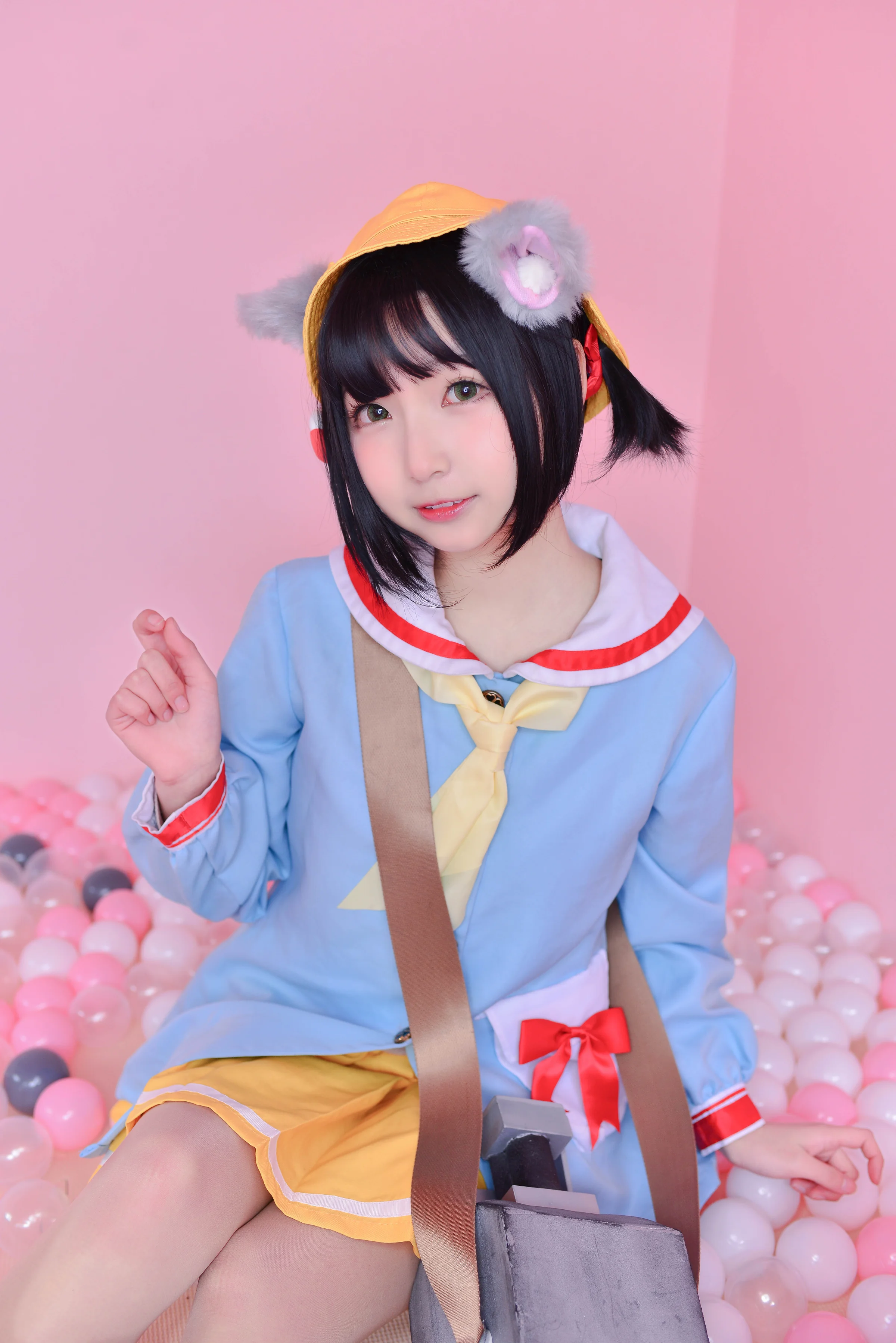 碧蓝航线如月睦月COS写真
