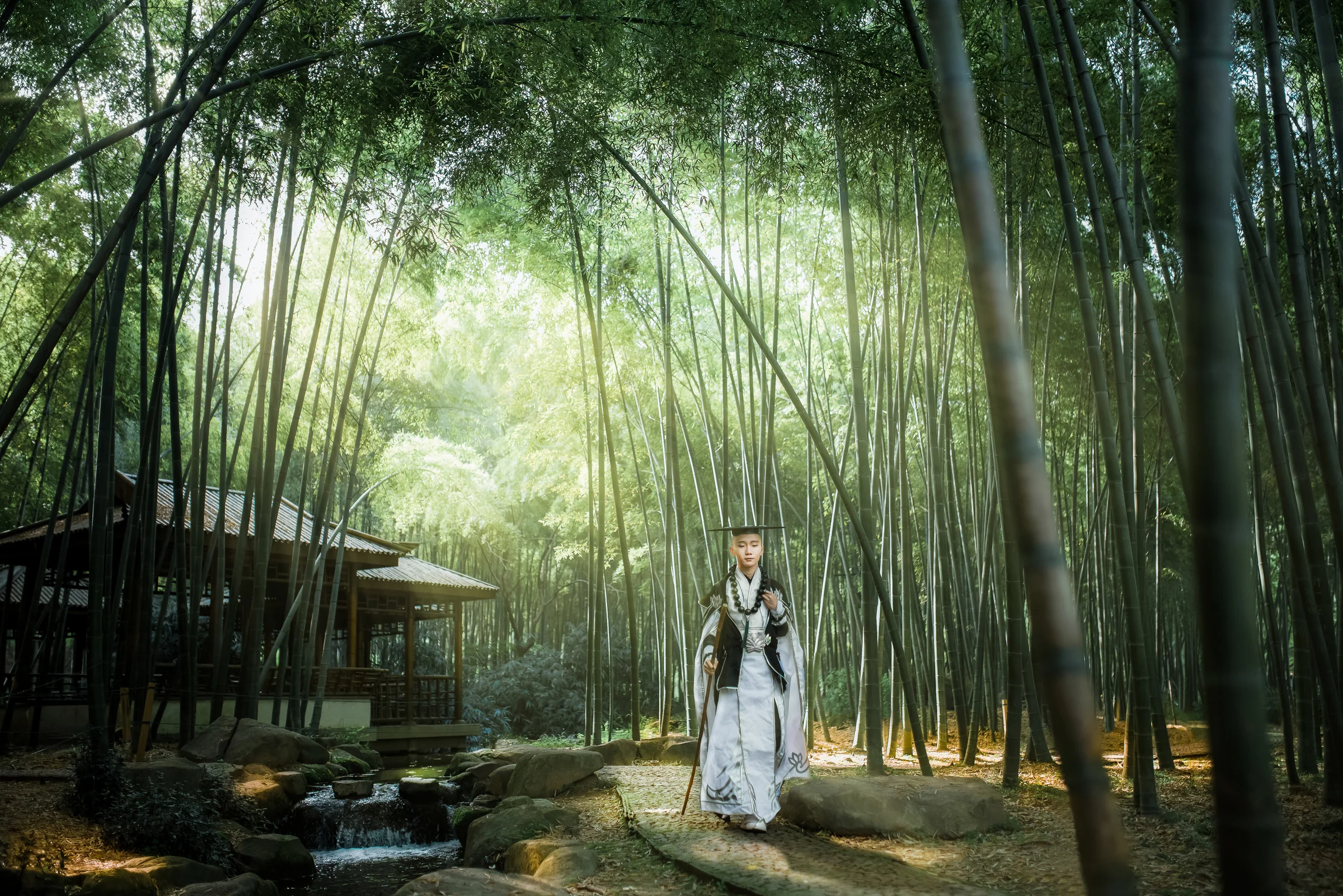 剑侠情缘三秦风少林COS写真