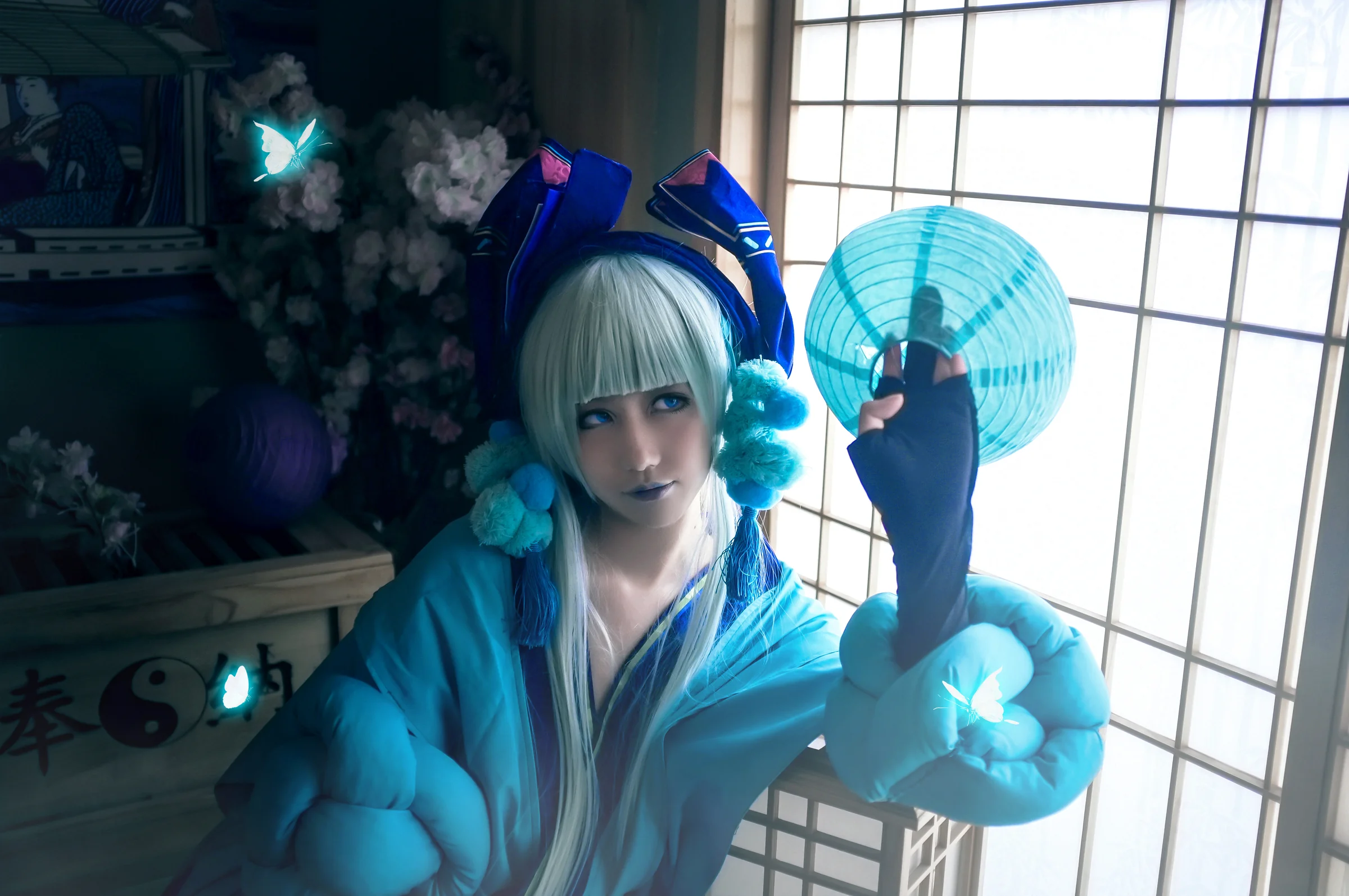 决战平安京青行灯COS写真
