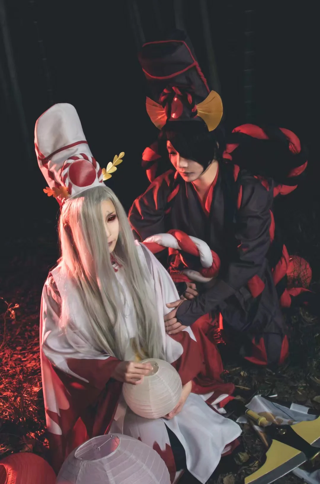 阴阳师鬼使黑白COS写真