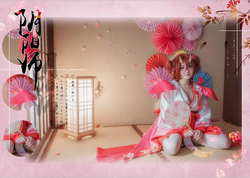 阴阳师 桃花妖COS写真，期待关注