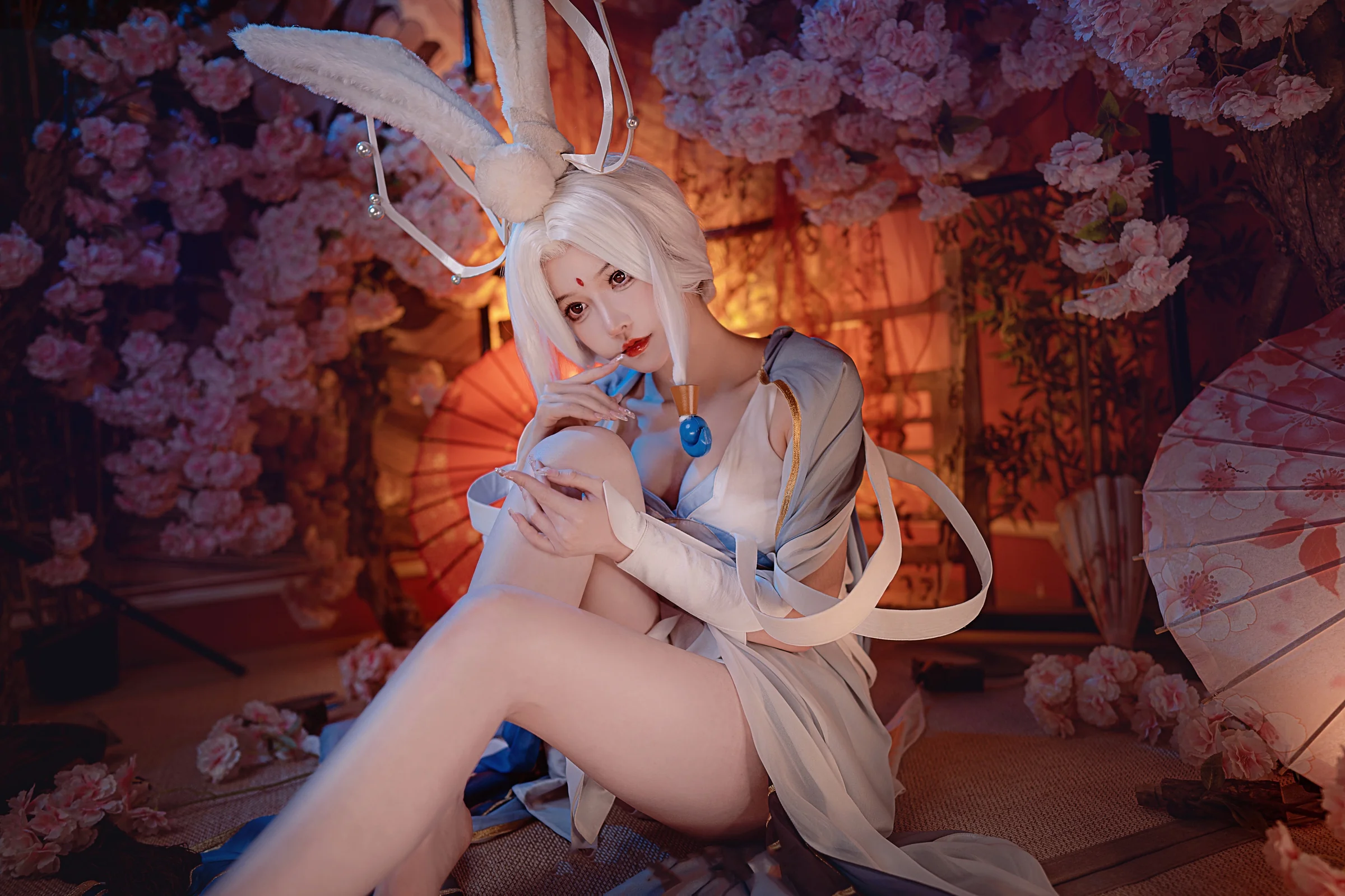 《神仙道3》广寒仙子COS写真