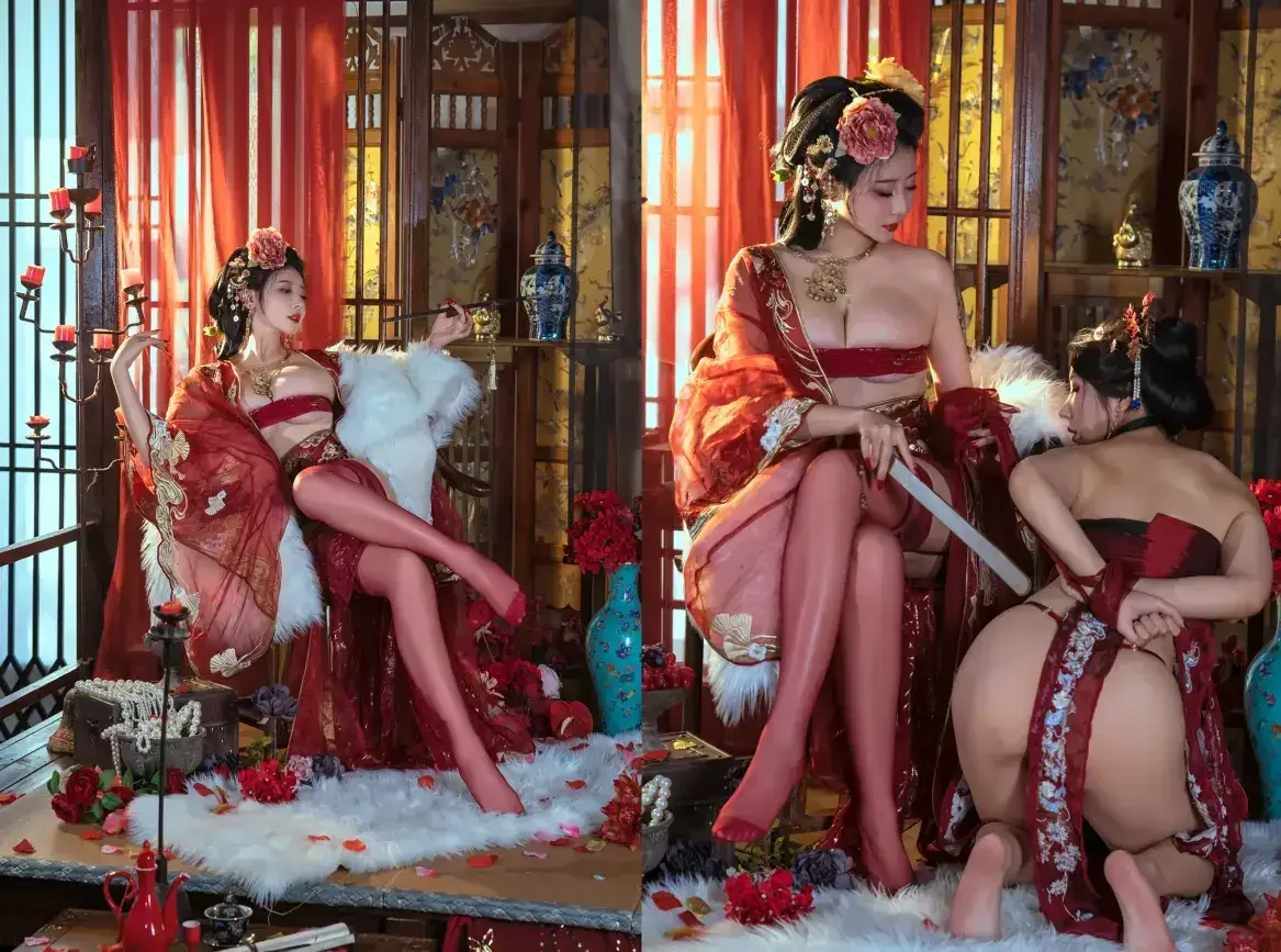云溪溪 – 奶桃&奈汐酱nice – 青楼韵事｜高清图片集