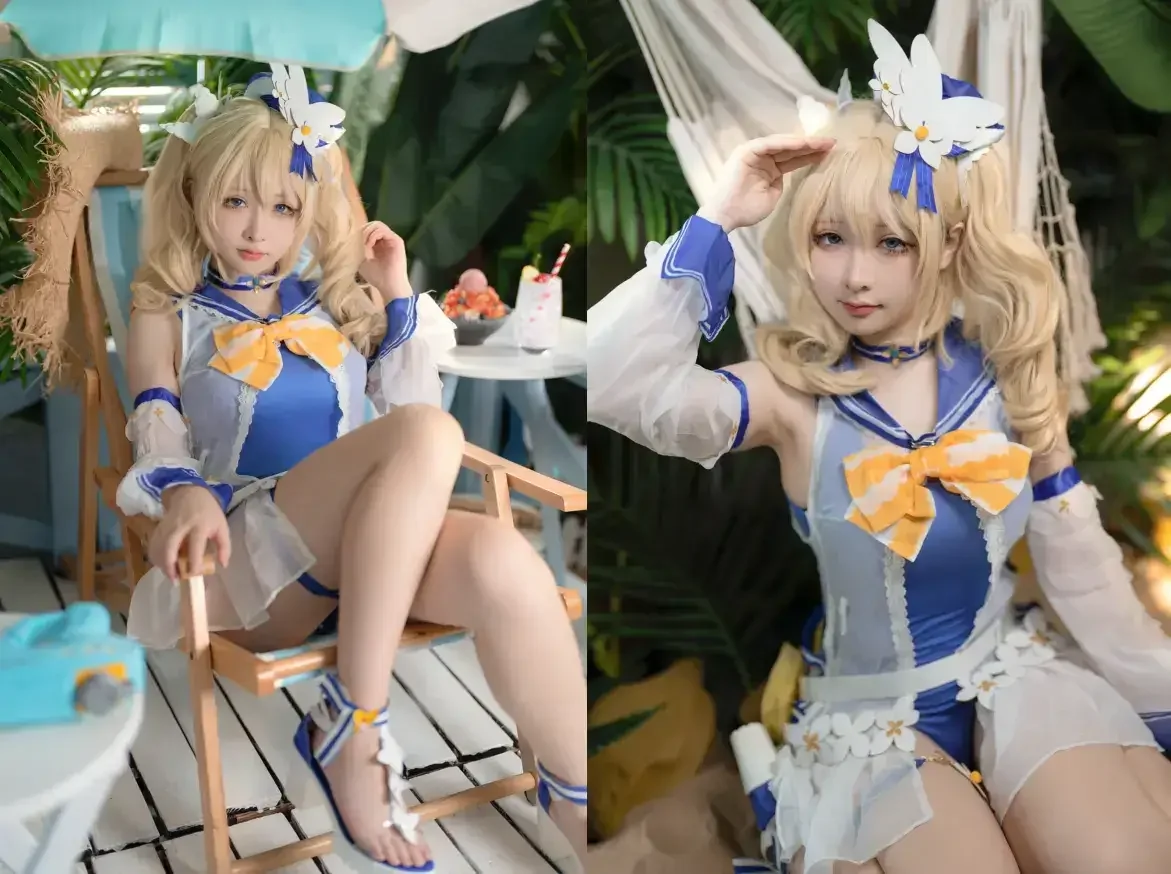 樱梨梨Eriri – 芭芭拉泳装｜高清图片集