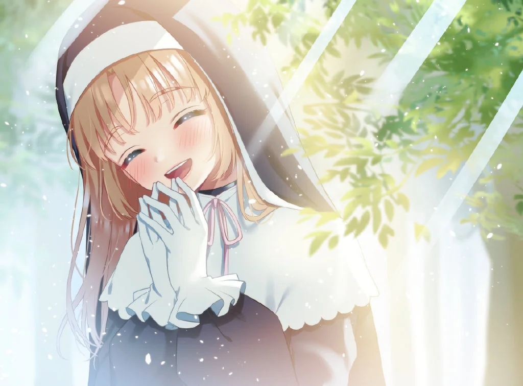 美图分享--彩虹社VTuber修女·克蕾雅｜高清图片集