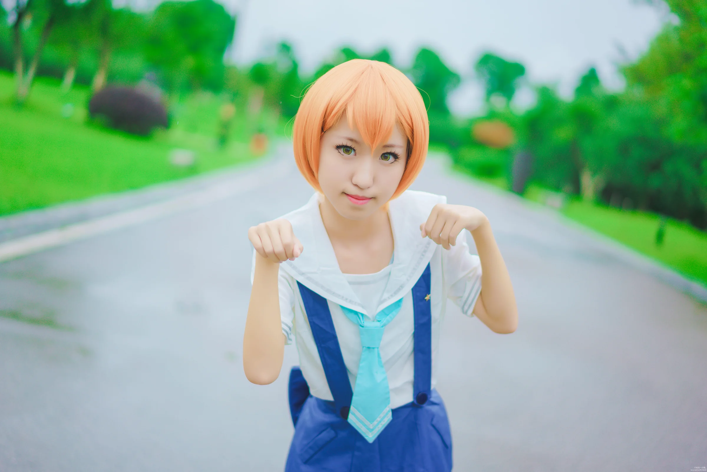lovelive星空凛海军未觉醒COS写真