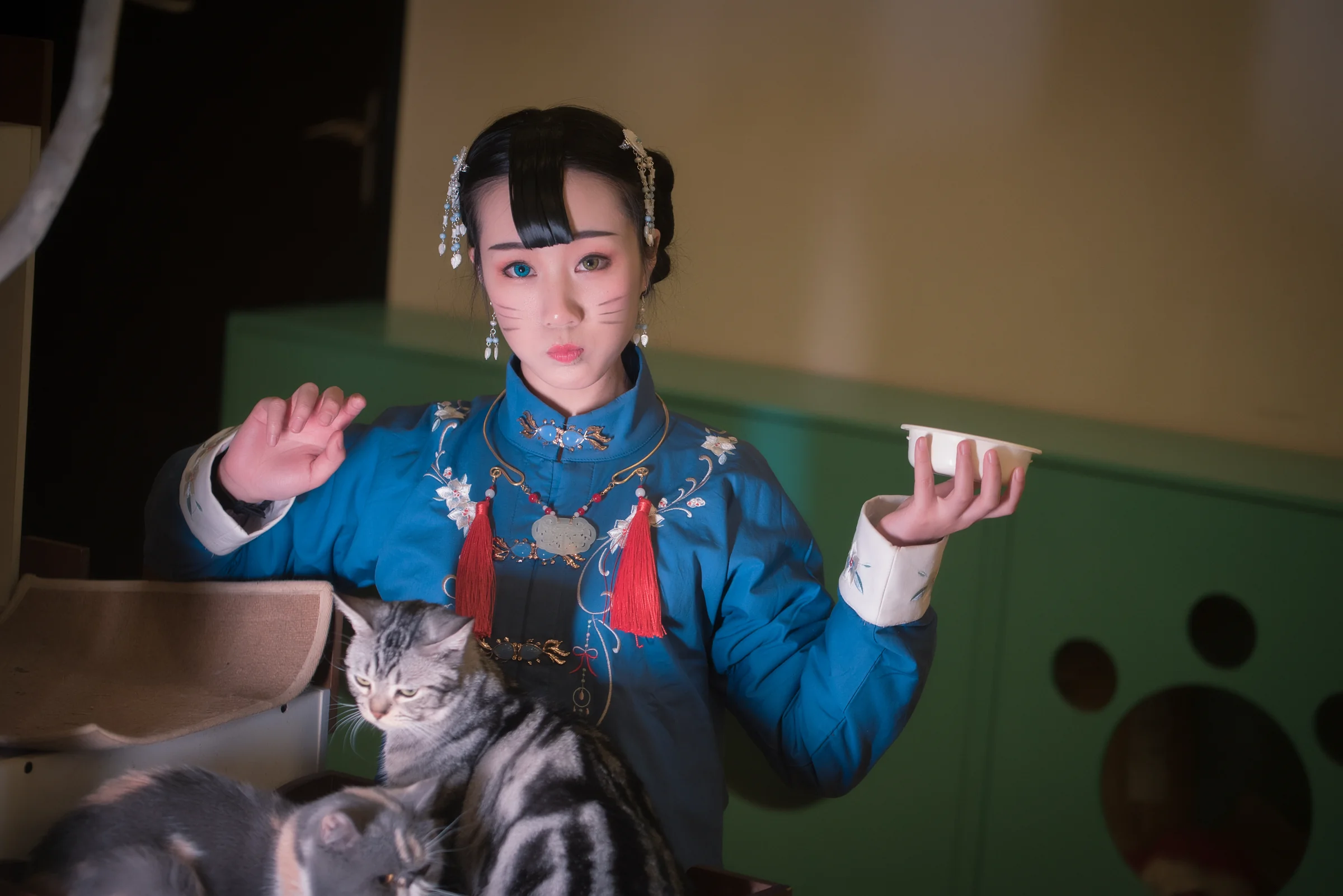 汉服日常#猫趣#｜高清图片集