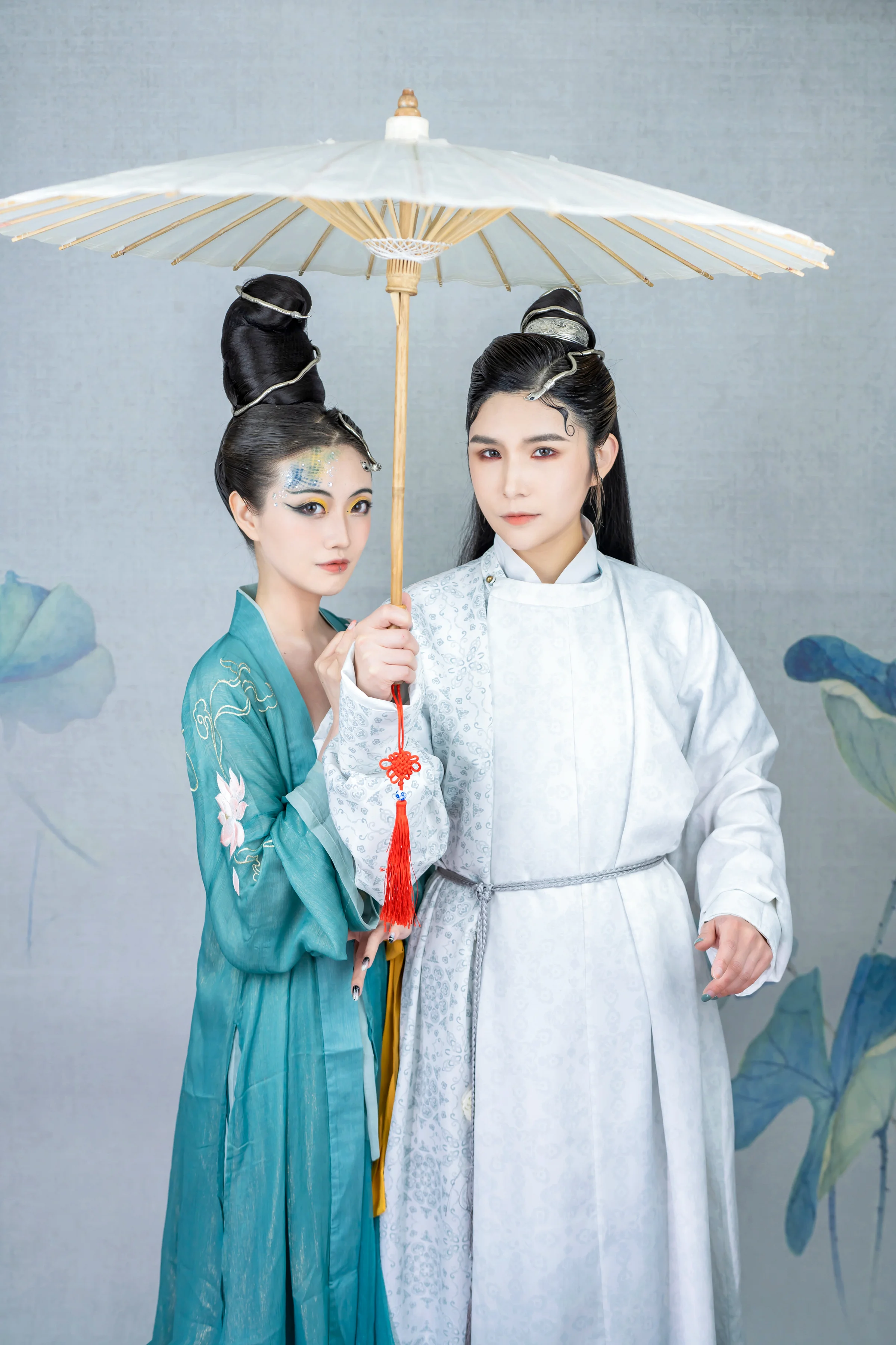 青蛇白蛇千里江山汉服拟人｜高清图片集