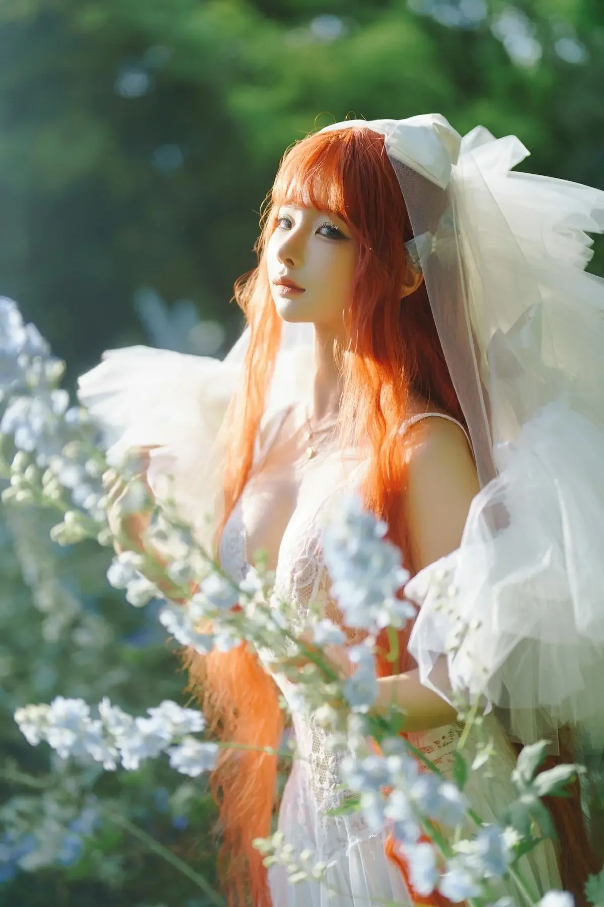 蠢沫沫 – 《花丛婚纱》｜高清图片集