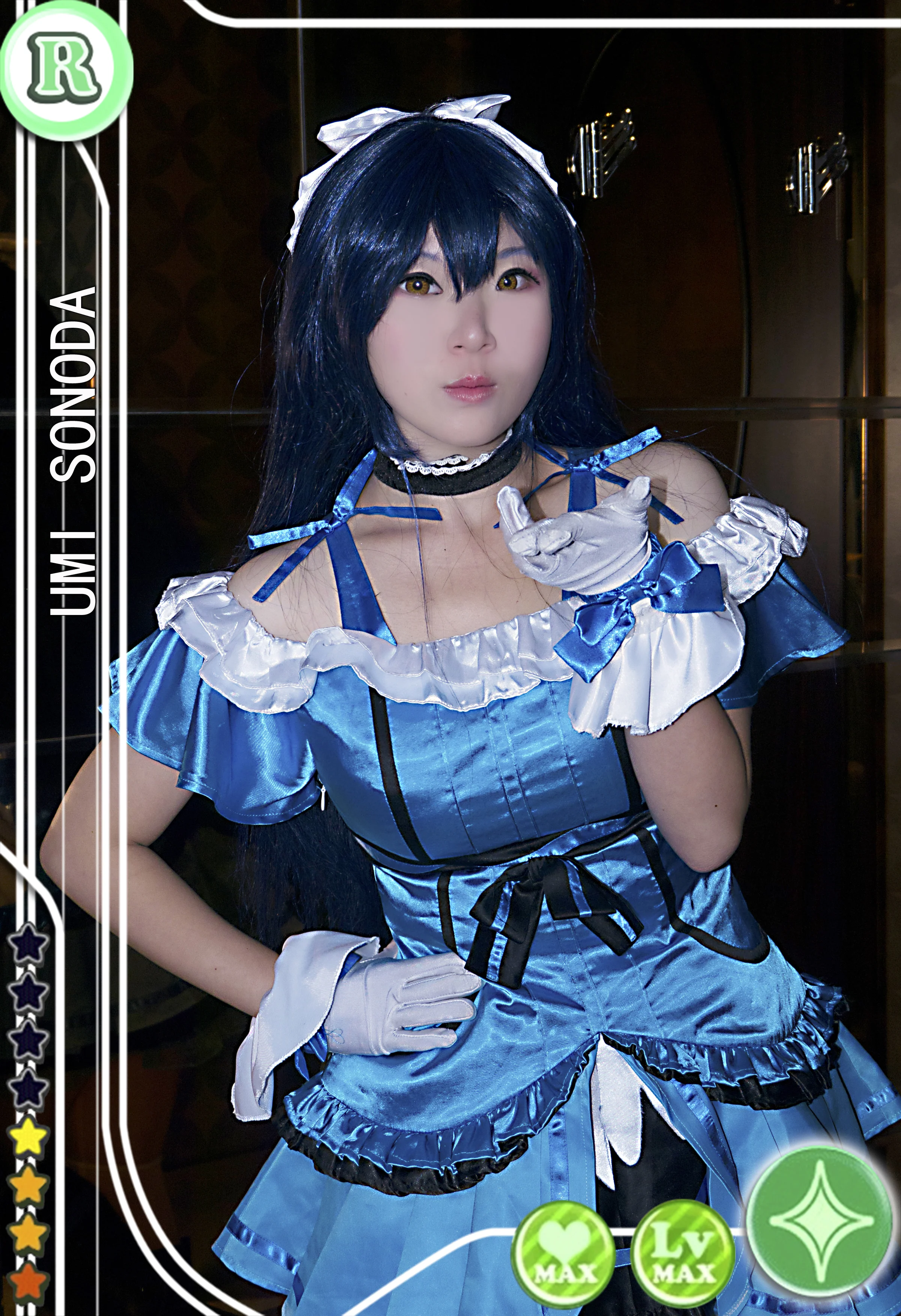 lovelive园田海未kks打歌服COS写真