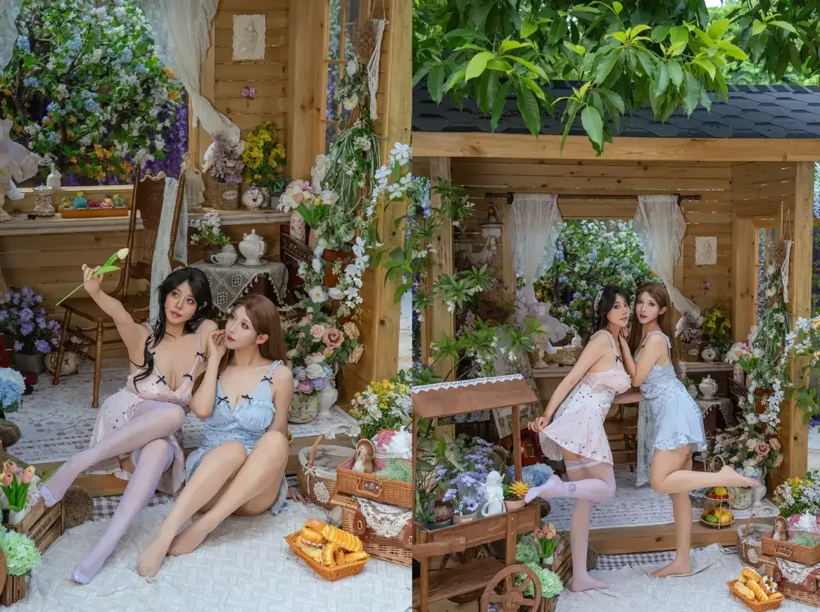 奈汐酱nice&奶桃桃 – 花眠｜高清图片集