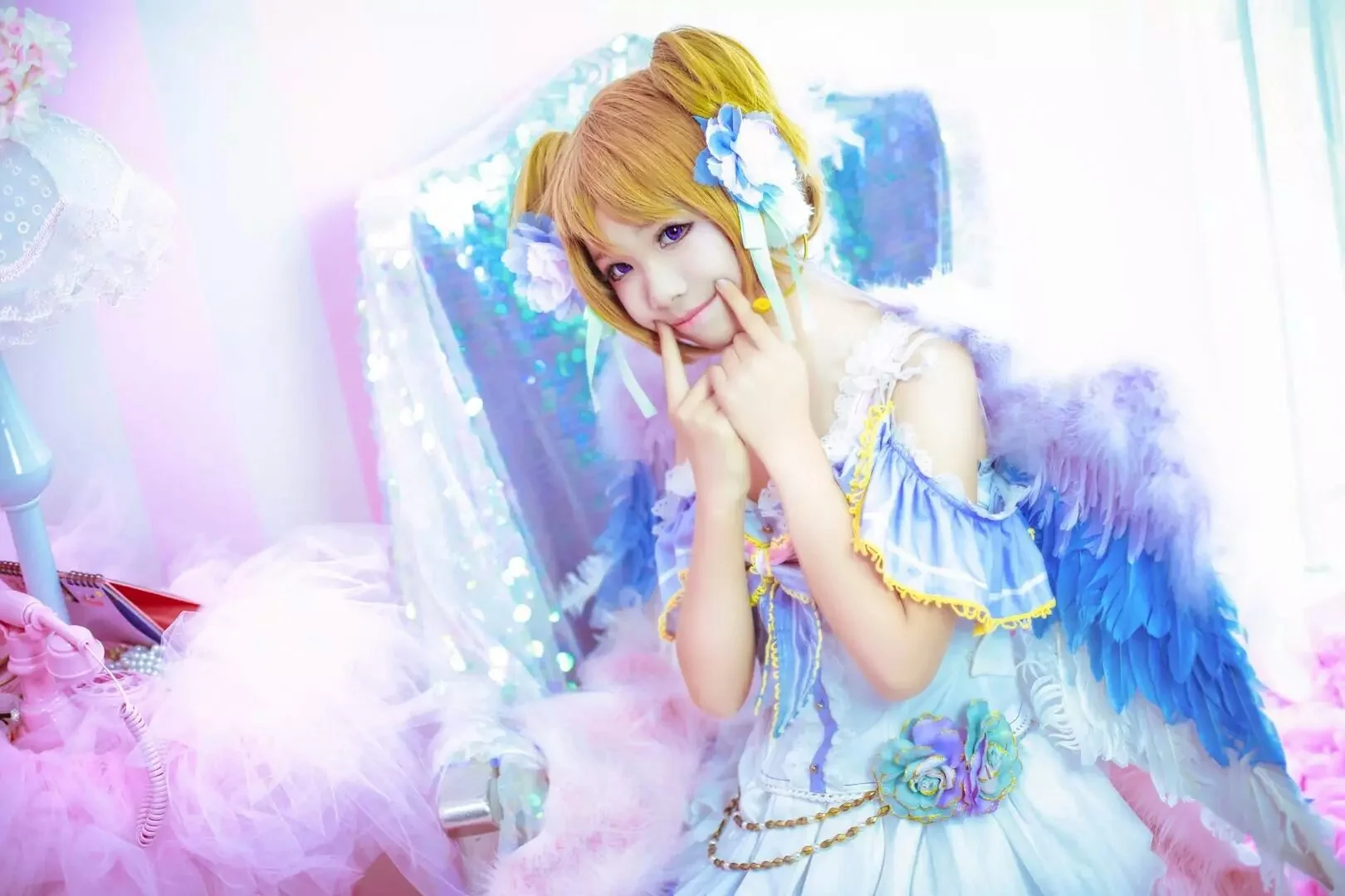 Lovelive!白色情人节花妮COS写真